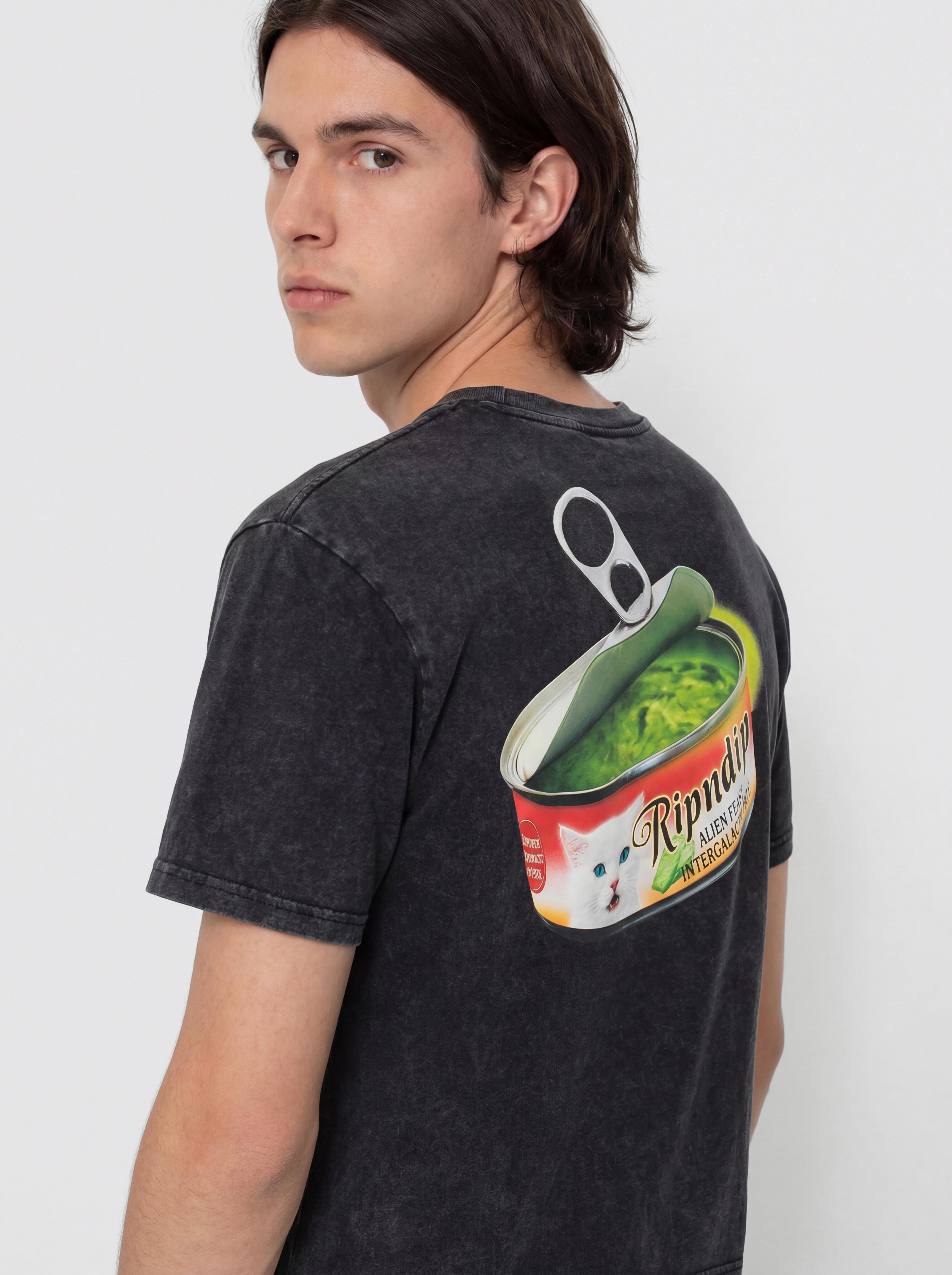 RipNDip Gourmet Cat Food Póló (black vintage wash)