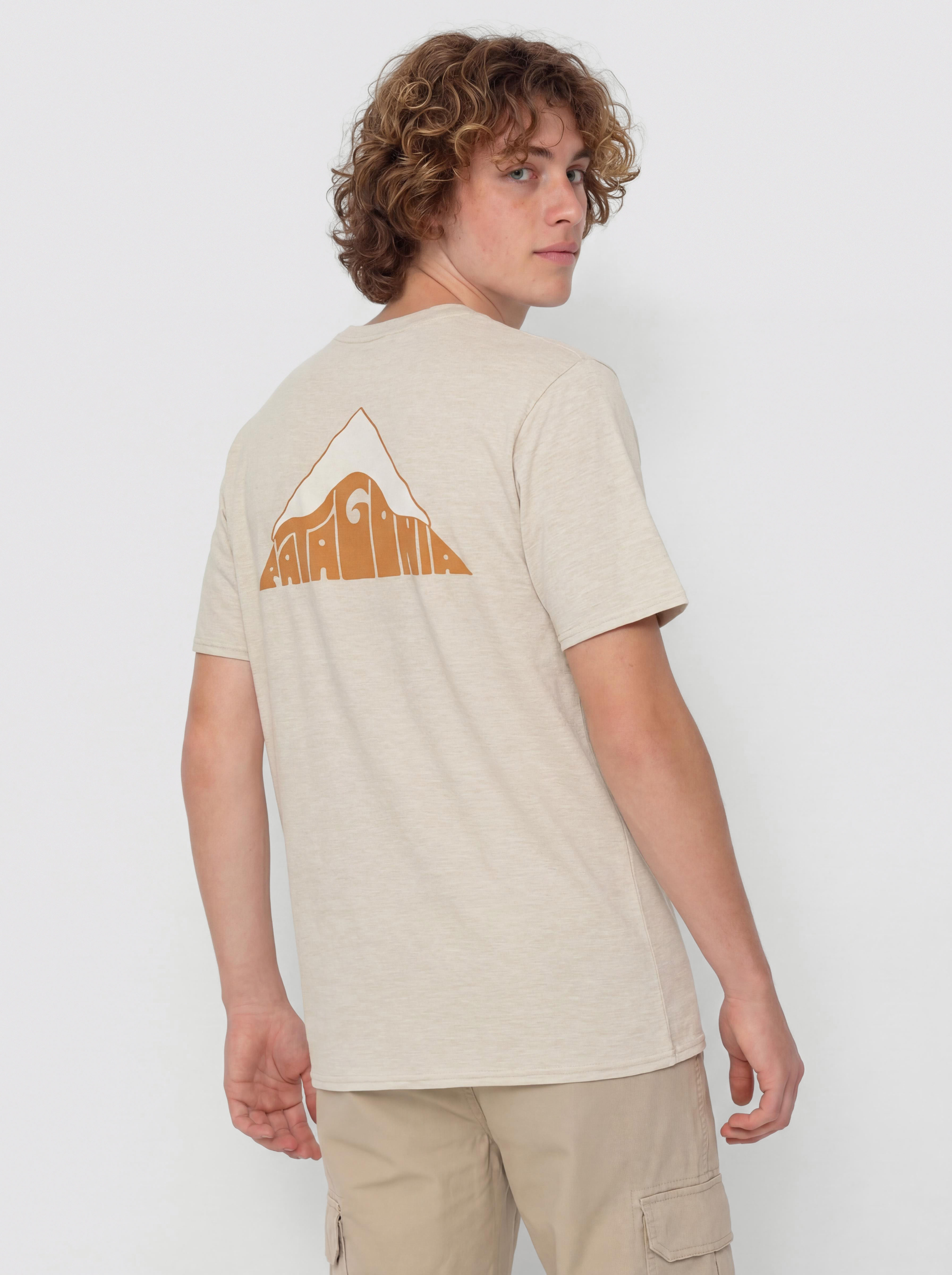 Patagonia Cap Cool Daily Graphic Lands Póló (driftways pumice x-dye)