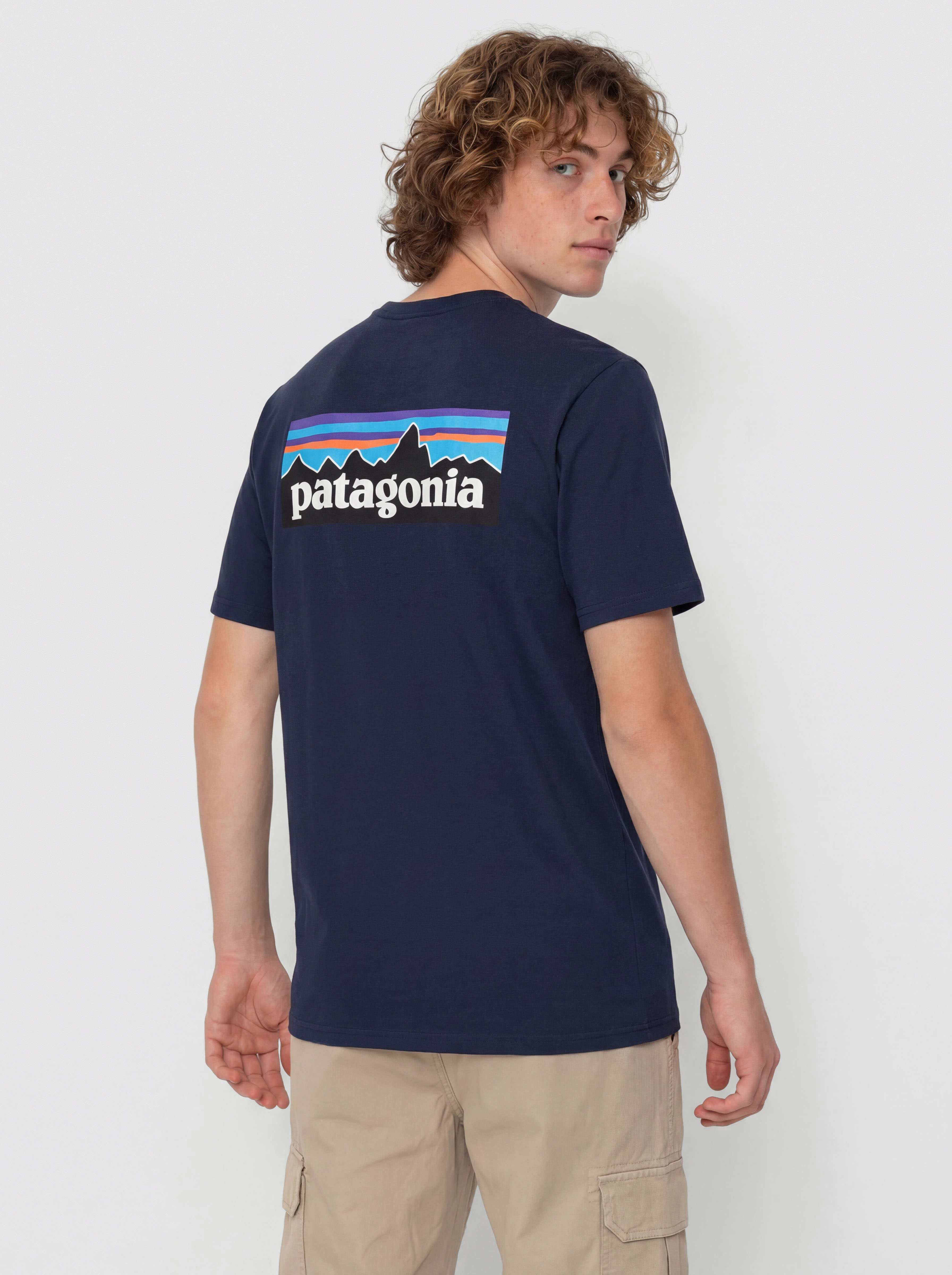 Patagonia P 6 Logo Responsibili Póló (new navy)