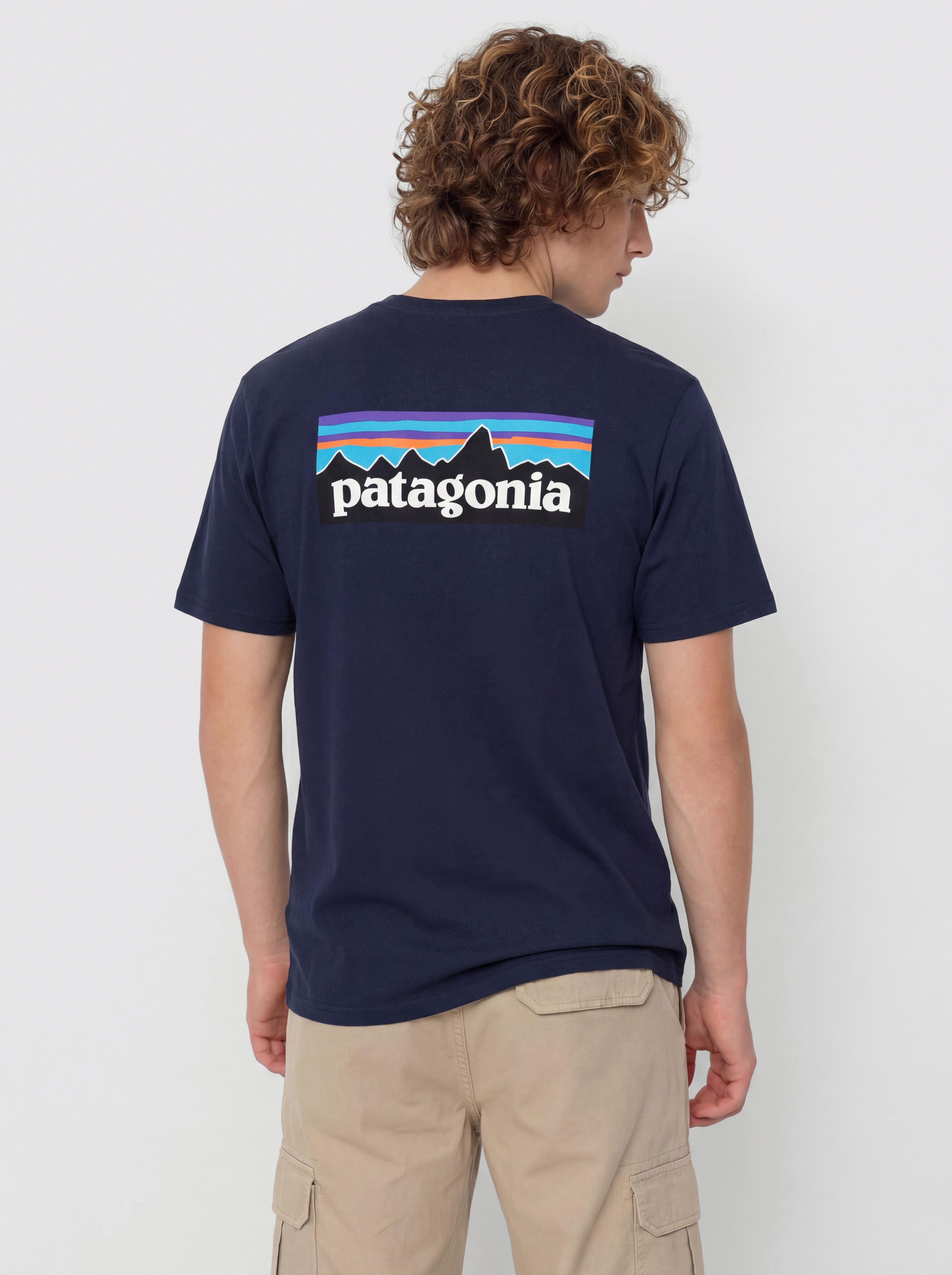 Patagonia P 6 Logo Responsibili Póló (new navy)