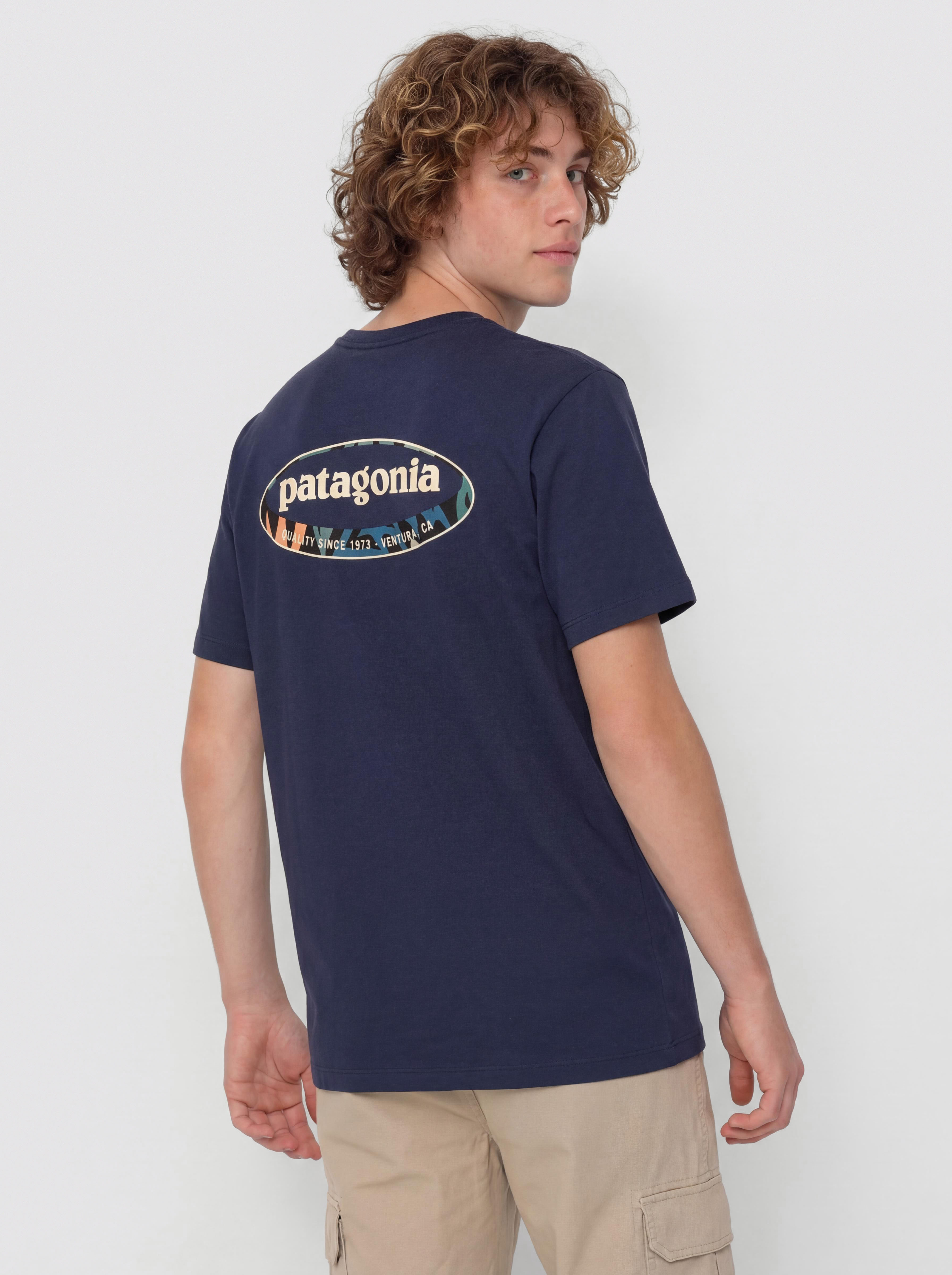 Patagonia 95 Oval Logo Pu00f3lu00f3 (new navy/kaleido)