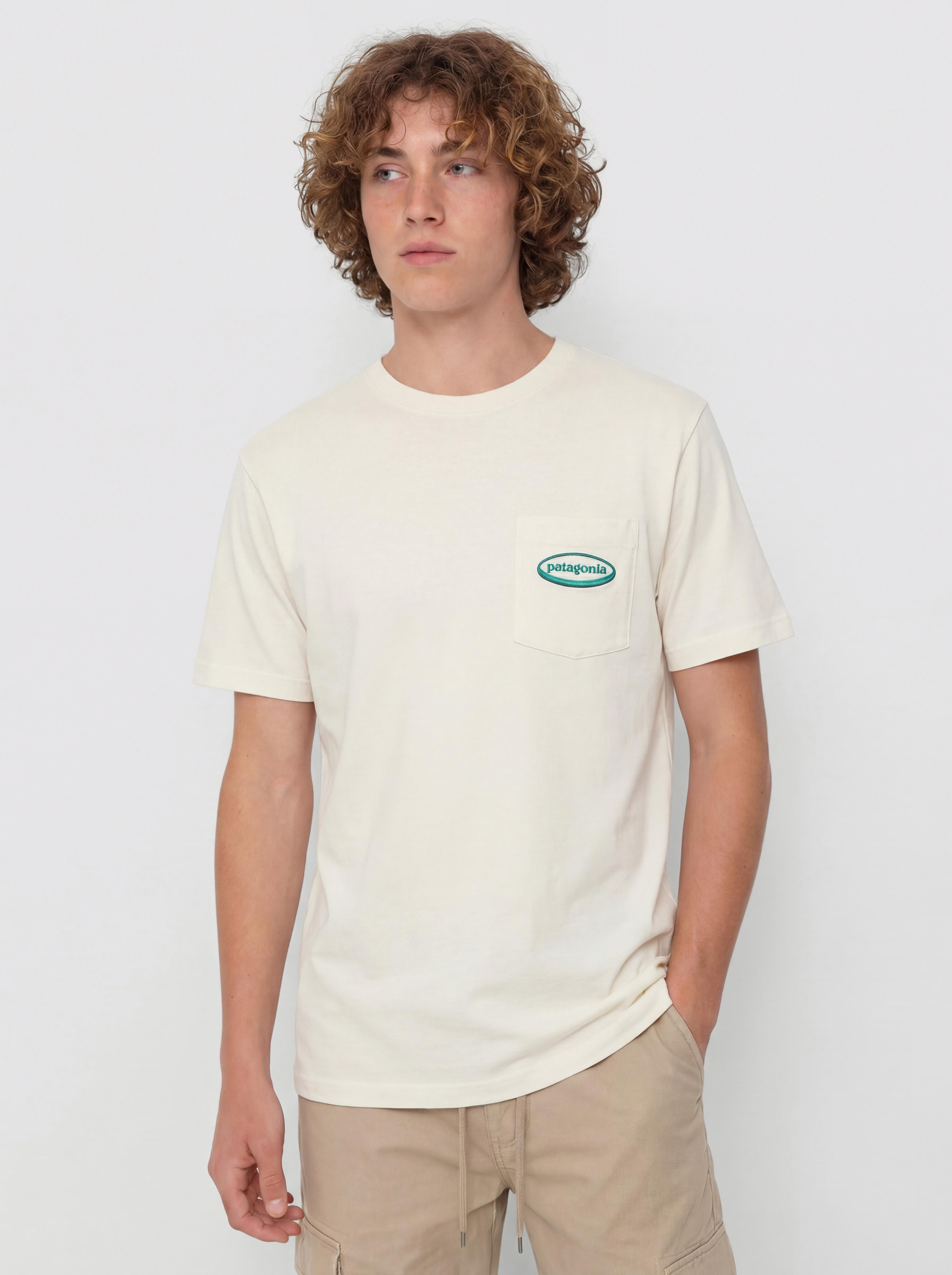 Patagonia Midweight '95 Oval Logo Pocket Pu00f3lu00f3 (undyed natural)