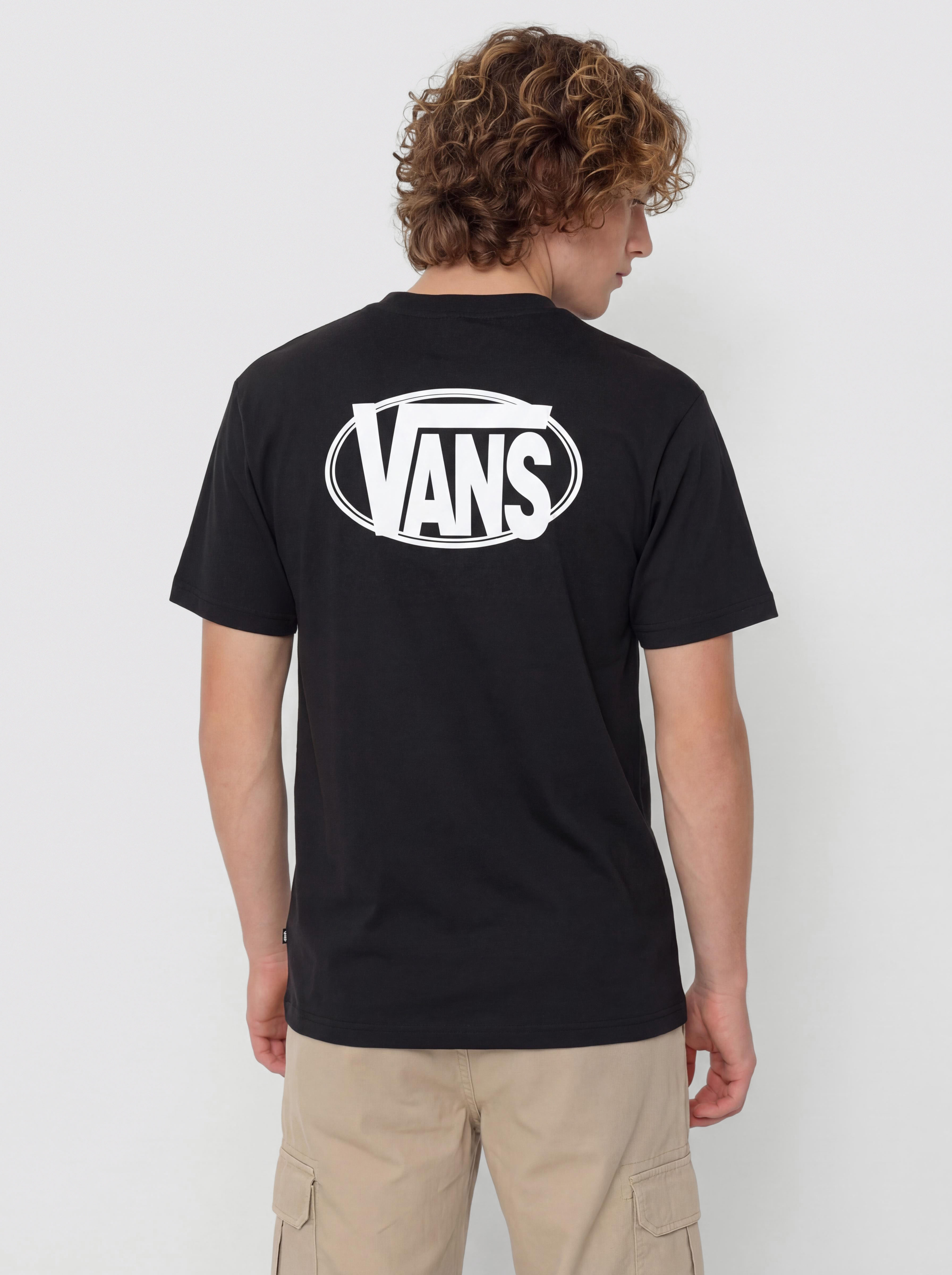 Vans Oval Logo Loose Póló (black)