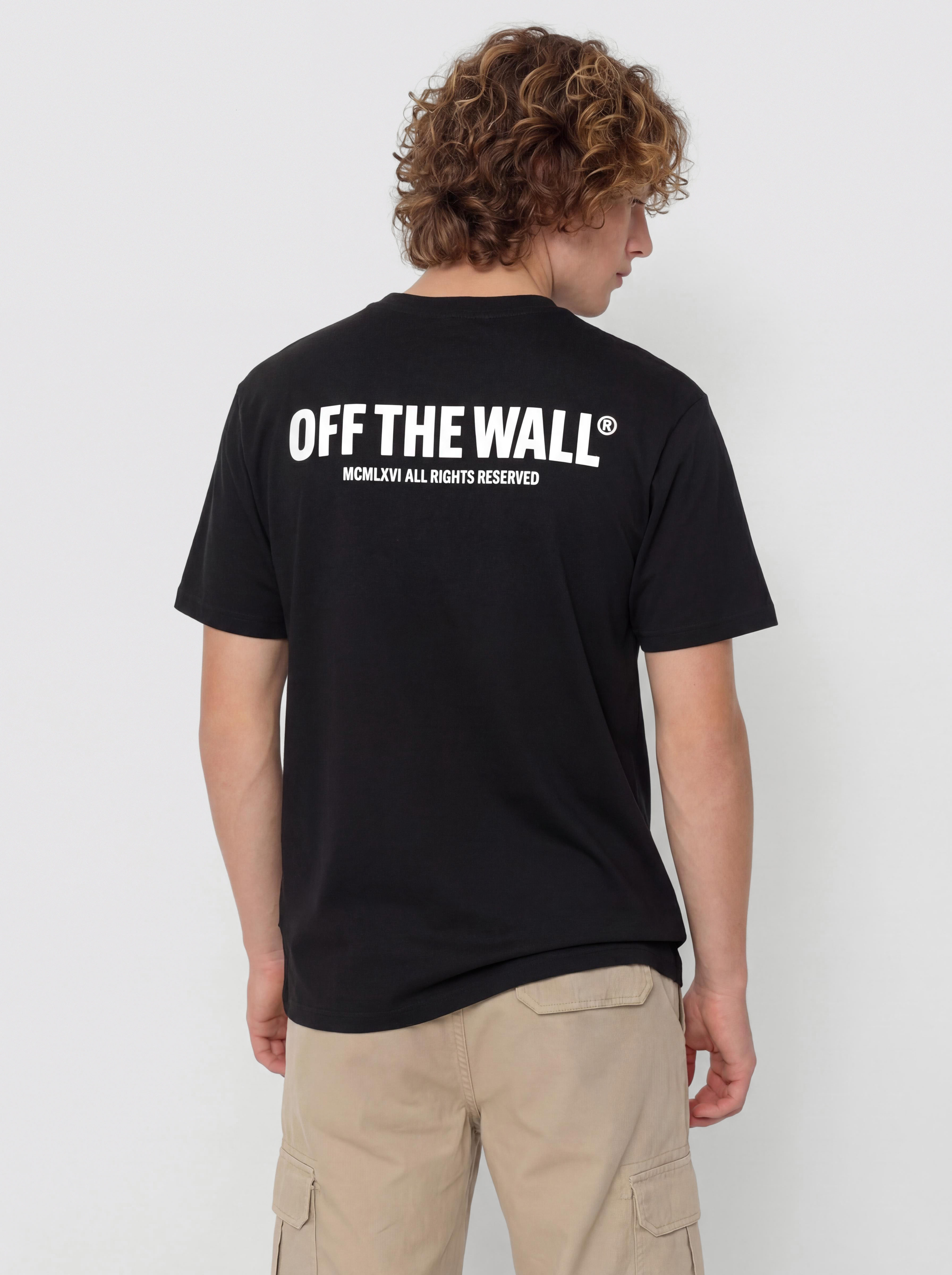 Vans Original Standards Statement Póló (black/white)