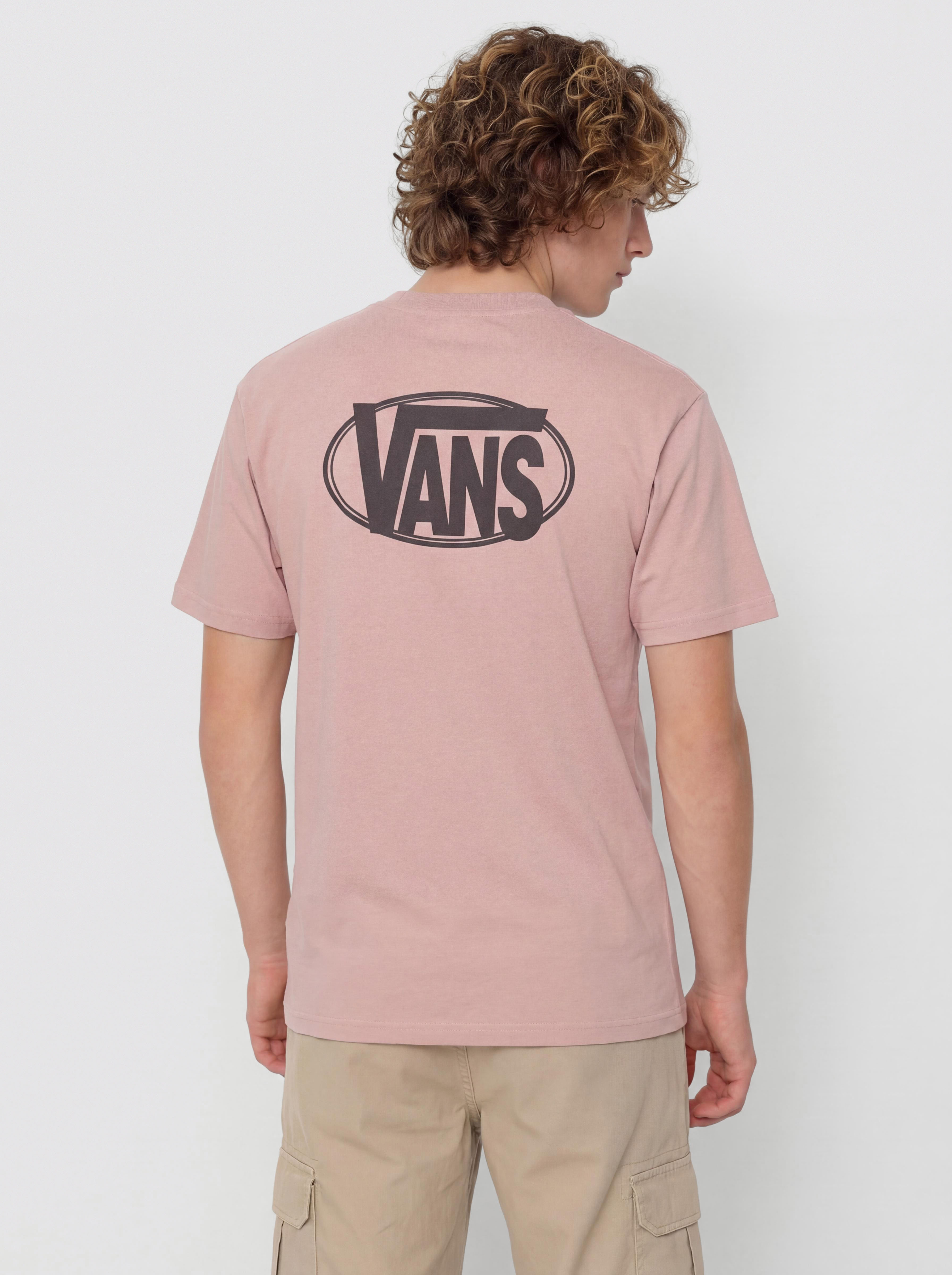 Vans Oval Logo Loose Póló (misty mauve)