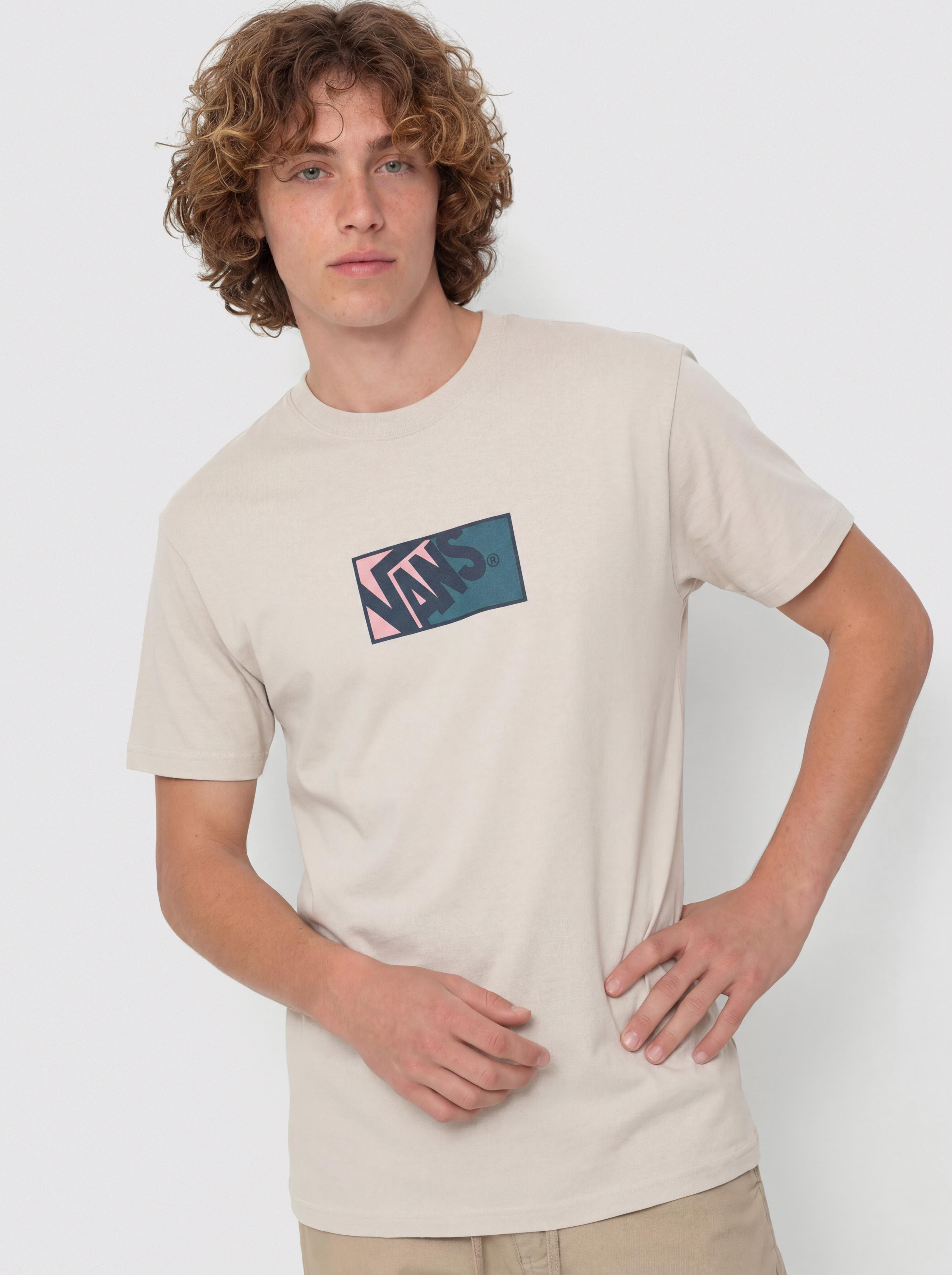 Vans Original Standards Blocked Box Póló (taupe mist)