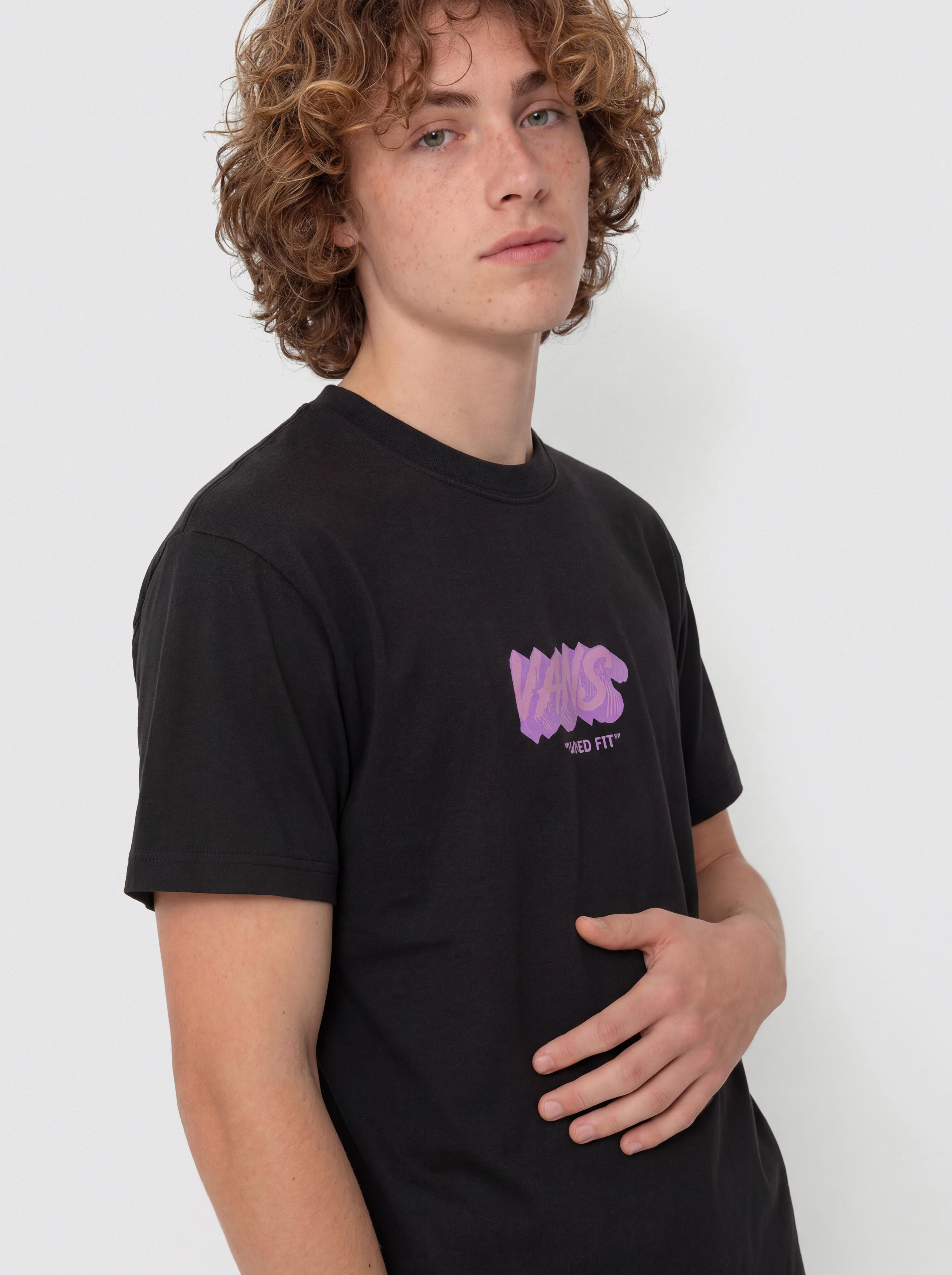 Vans Stone Swirl Loose Póló (black)