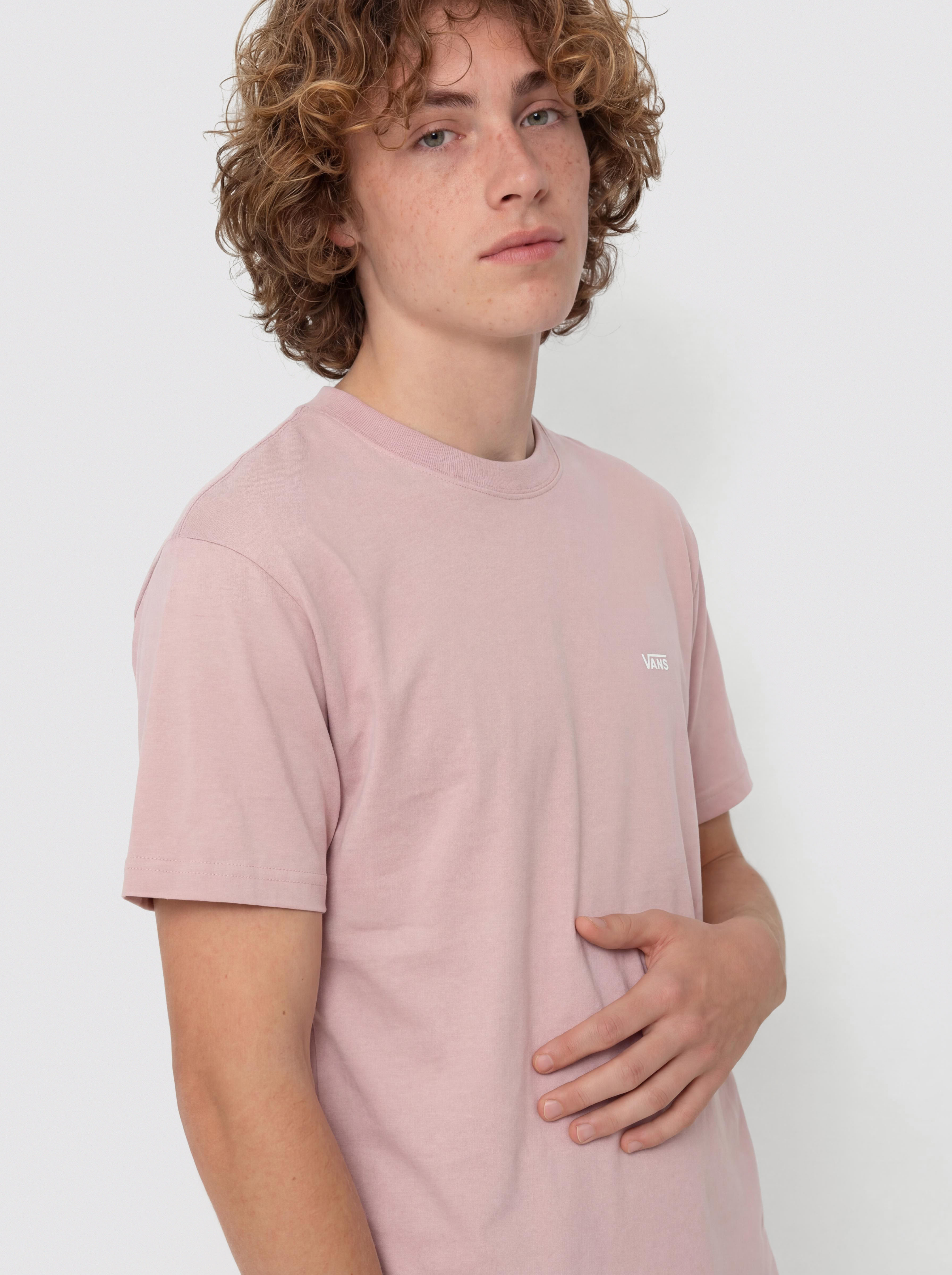 Vans Left Chest Póló (misty mauve)