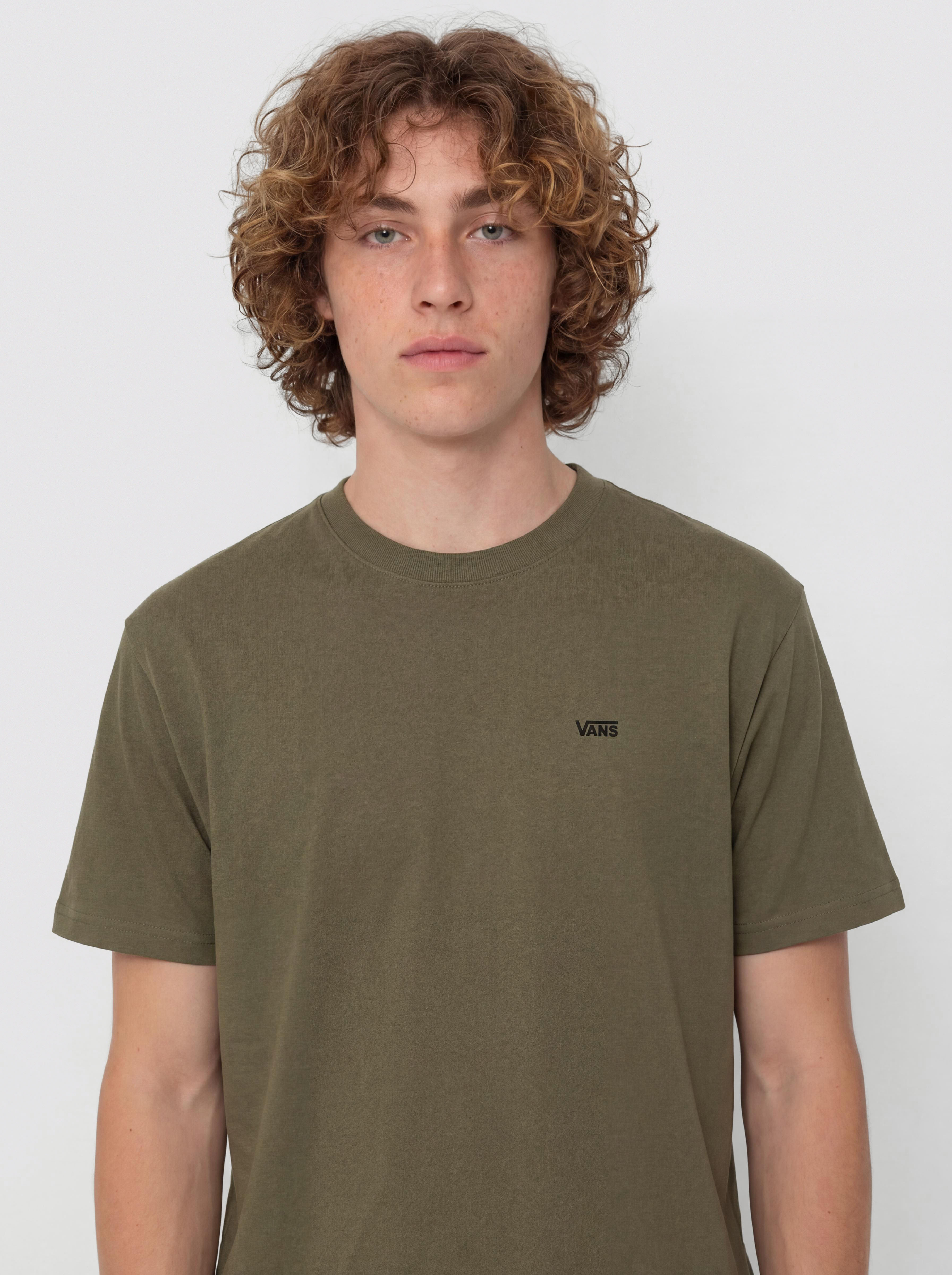 Vans Left Chest II Loose Póló (mossy olive)