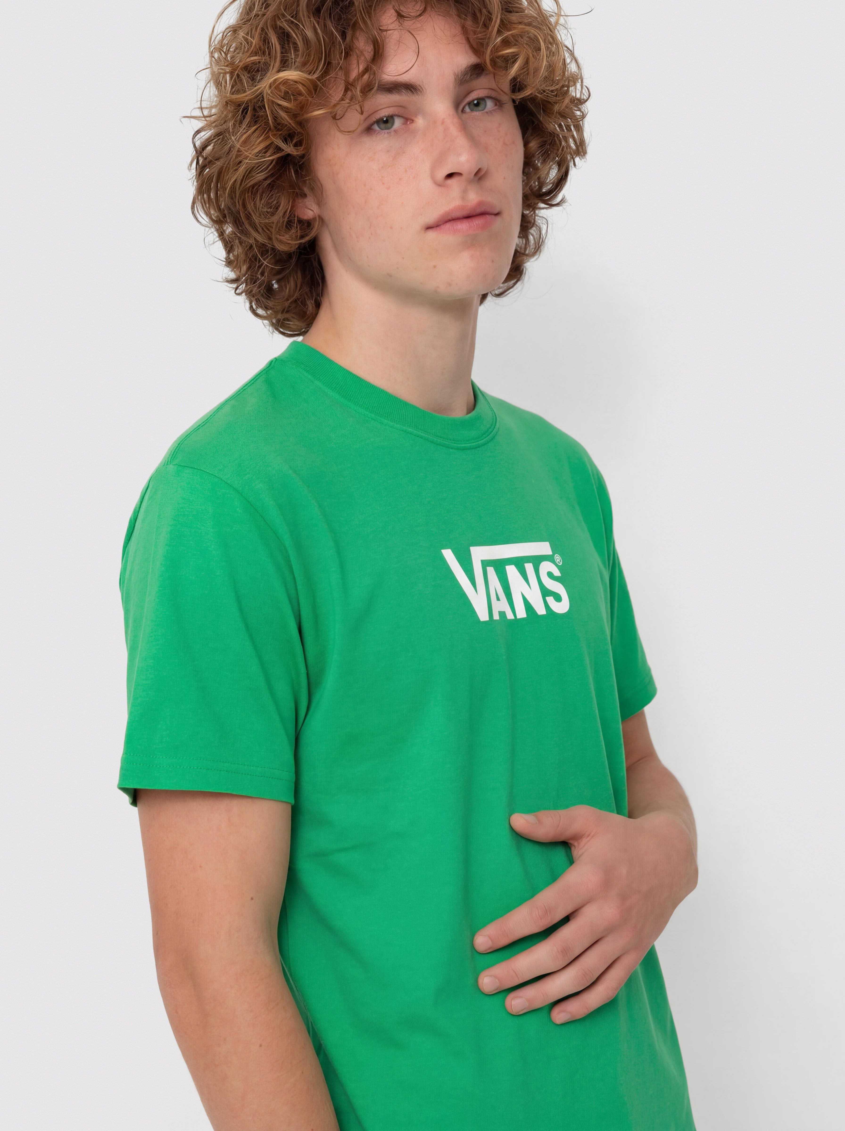 Vans Stretch Logo Póló (vivid verdant)