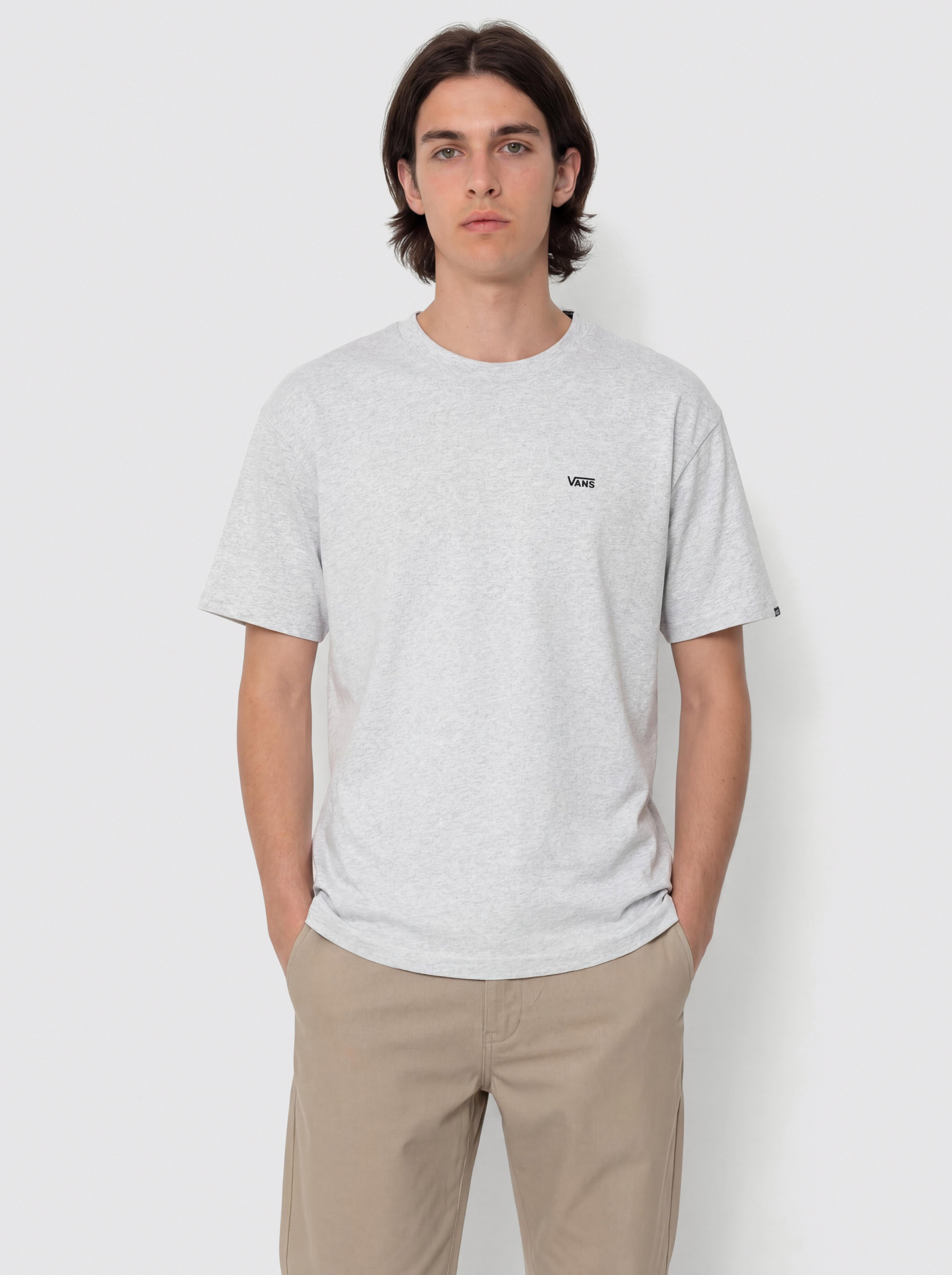 Pu00f3lu00f3 Vans Left Chest II Loose (light grey heather)