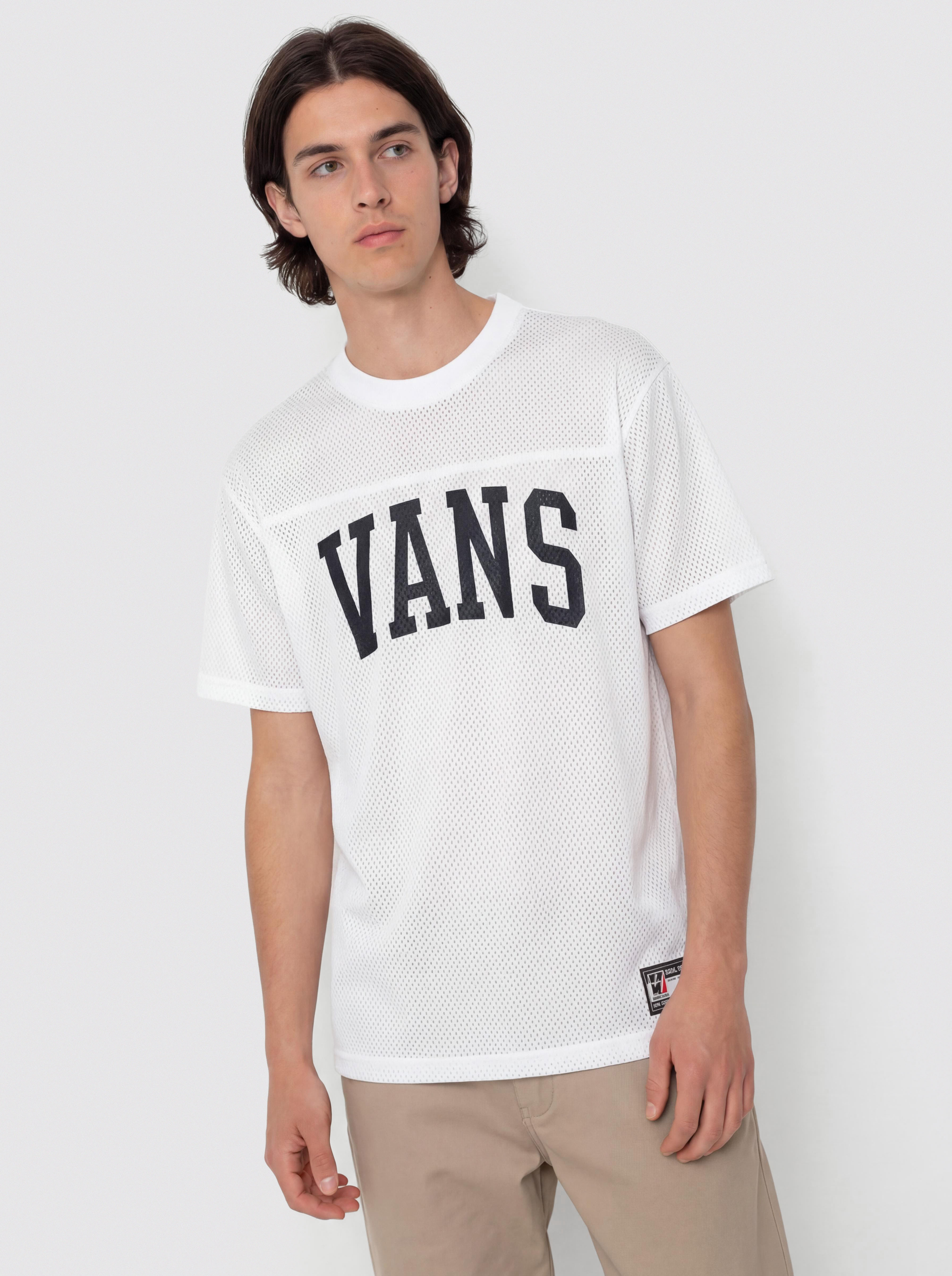 Vans Arched Football Jersey Póló (white)