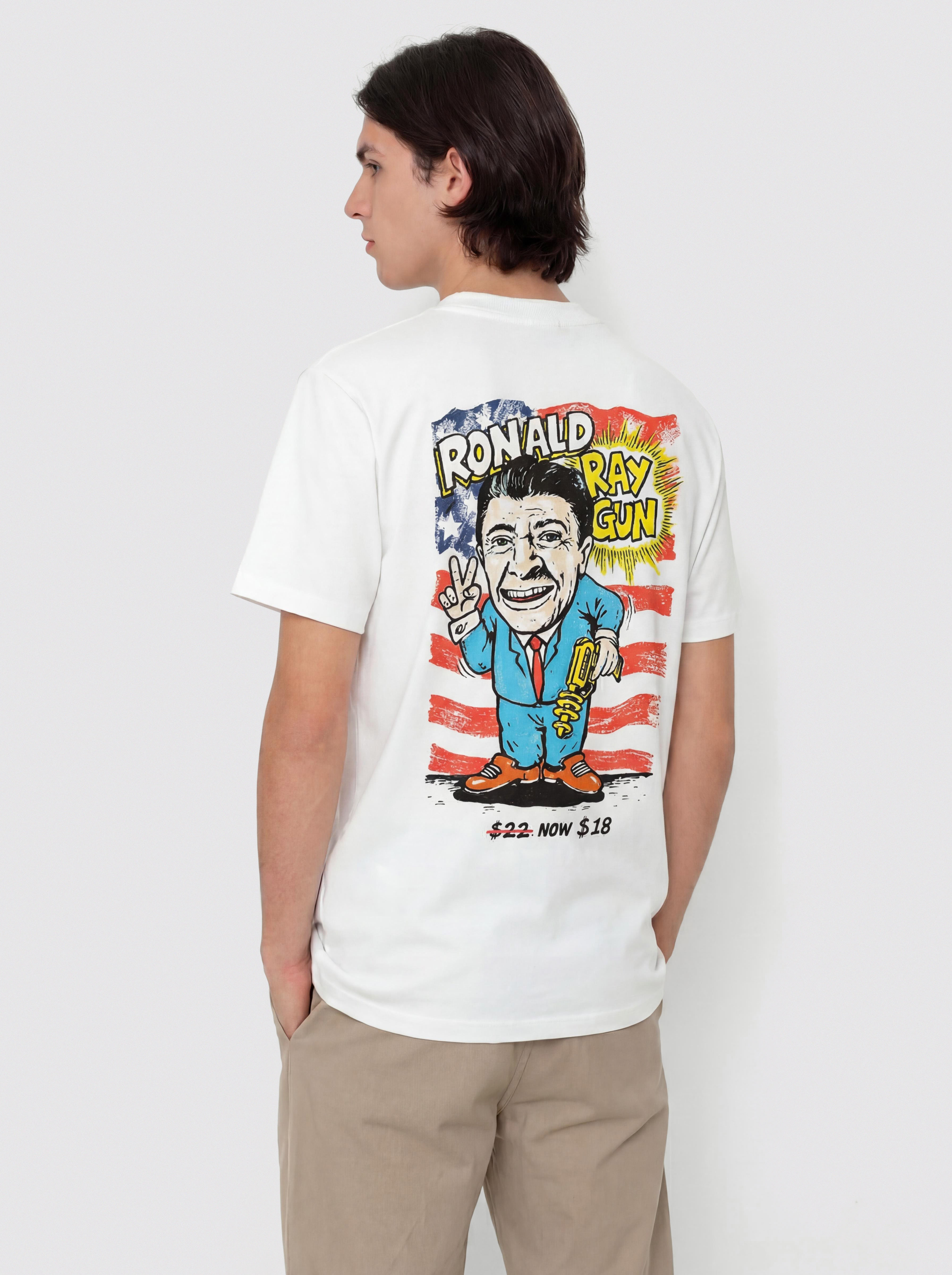 Polar Skate Ray Gun Póló (white)