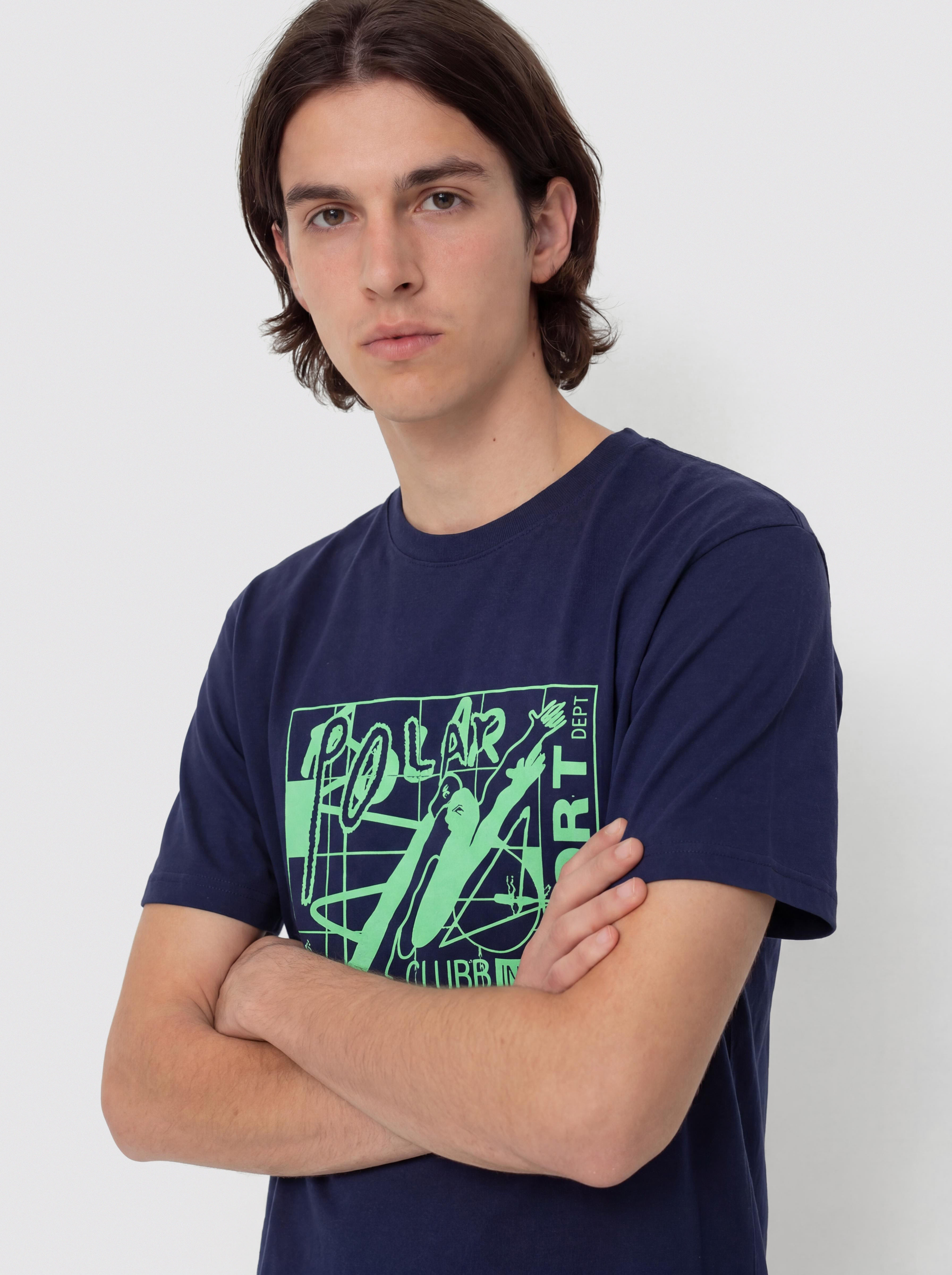 Póló Polar Skate Clubb Inc (dark blue)