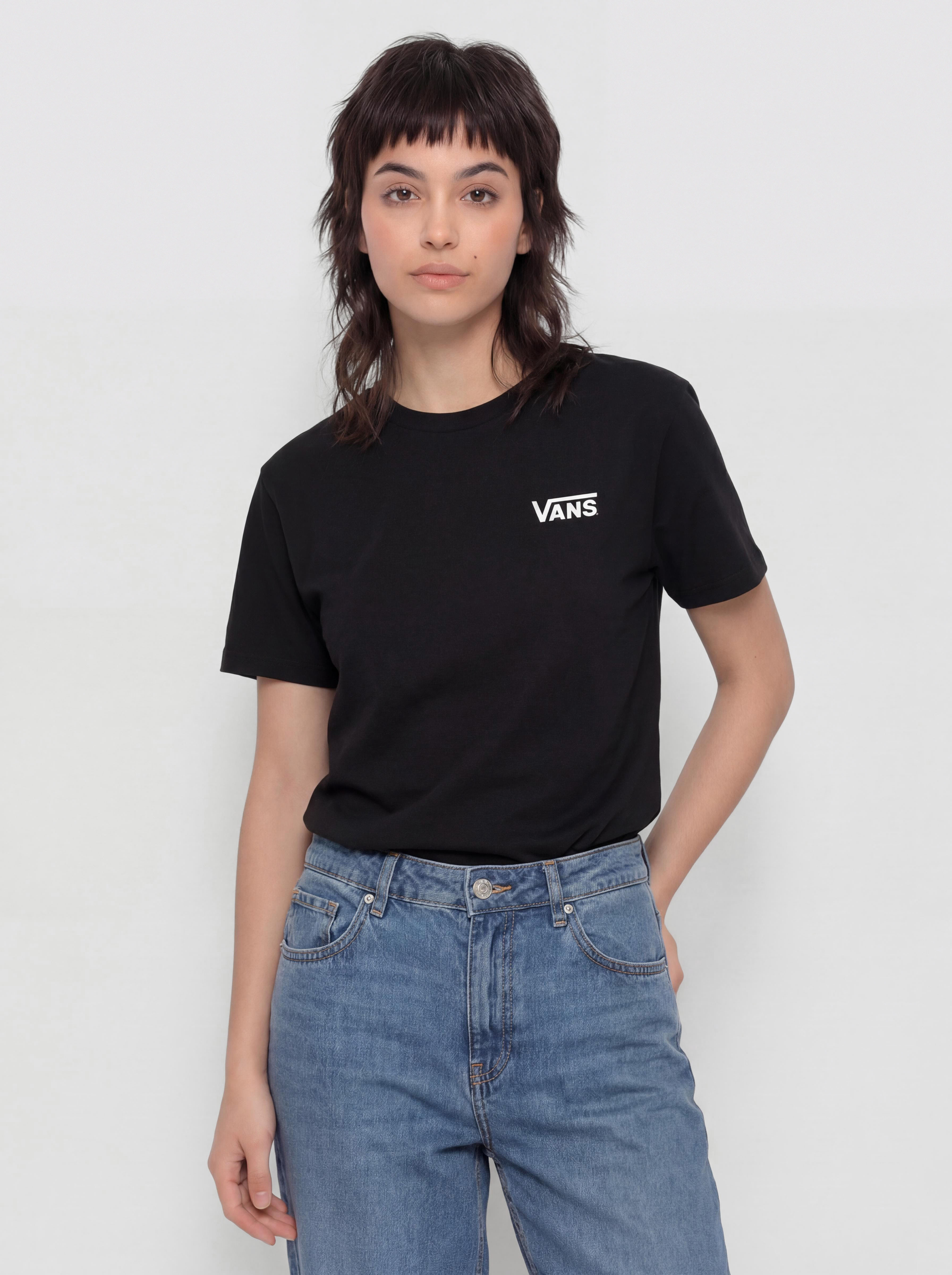 Vans Flying V Oversized Wmn Póló (flying v black)