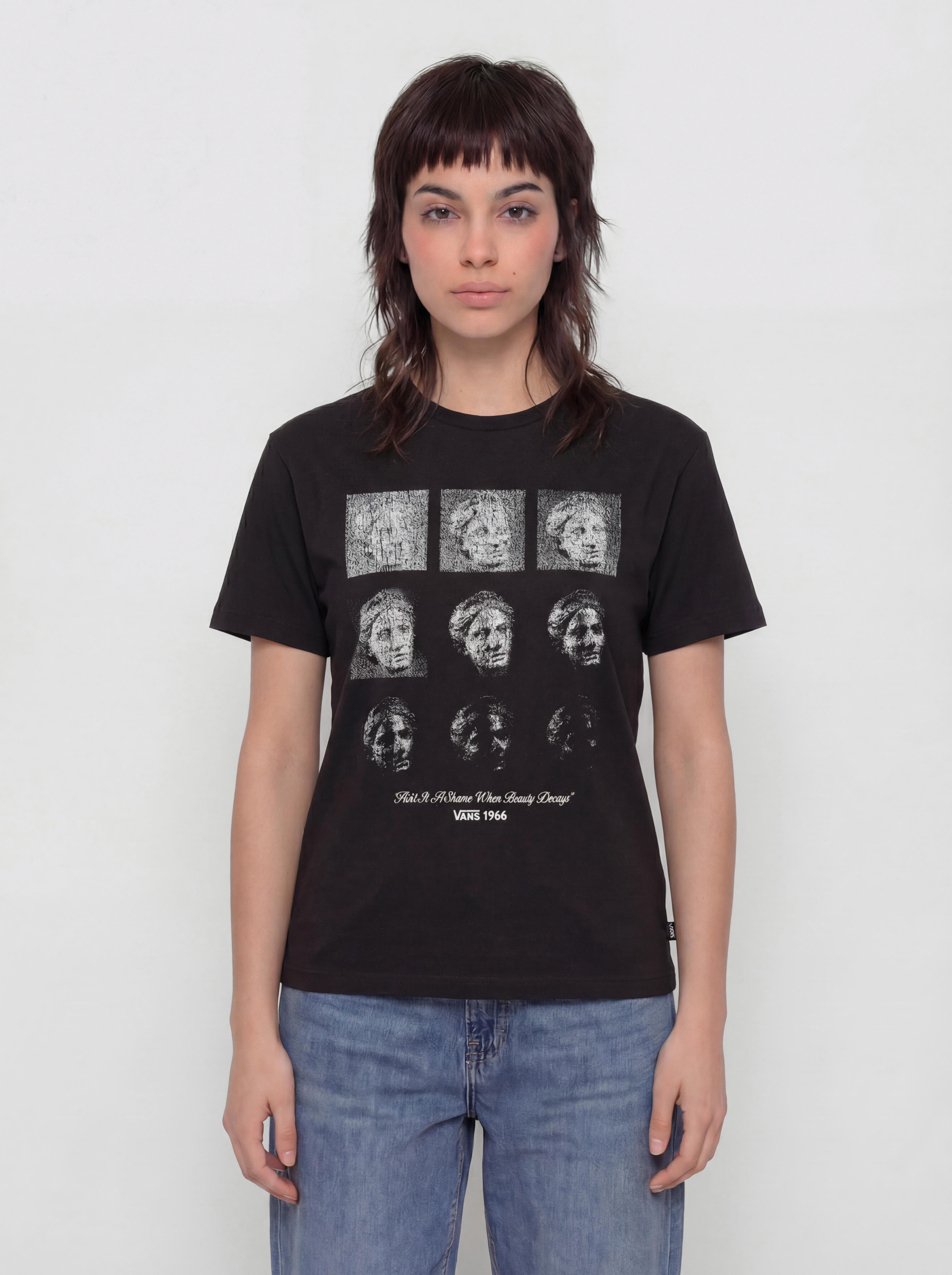Vans Decay Oversized Wmn Póló (black)