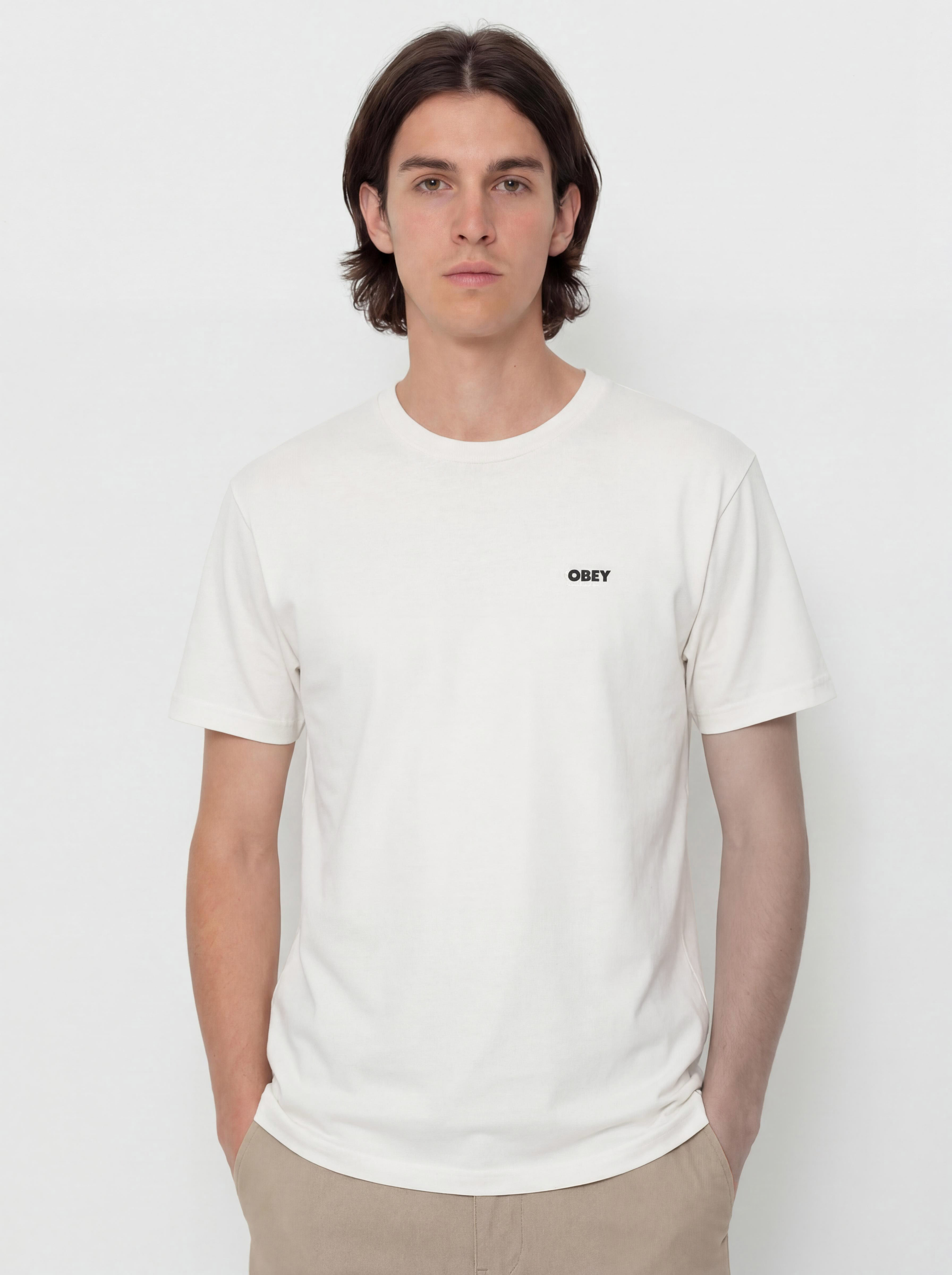 OBEY Obey Bold Star Pu00f3lu00f3 (pigmnet vintage white)