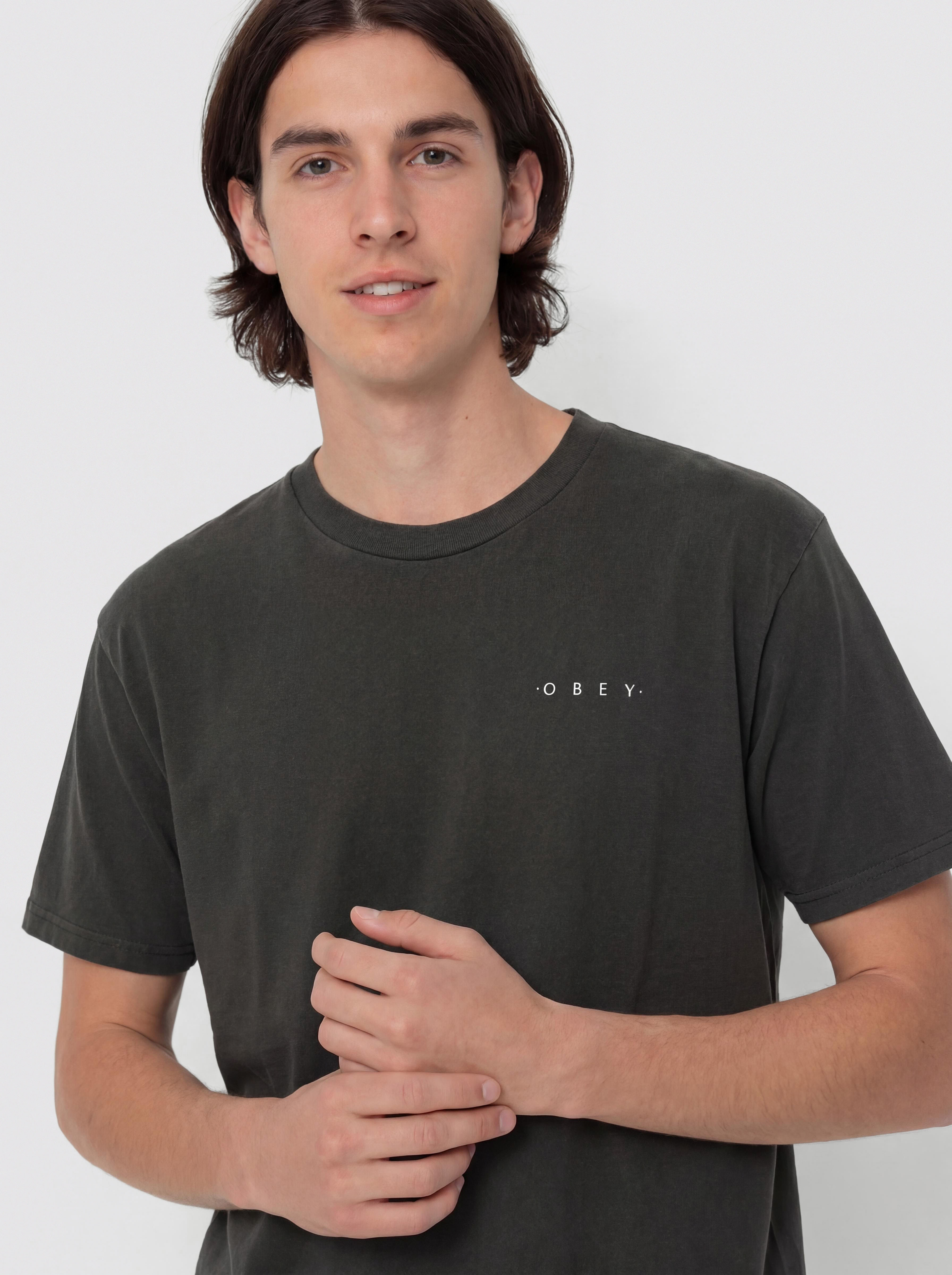 OBEY Architecture Of The Uni Póló (vintage black)