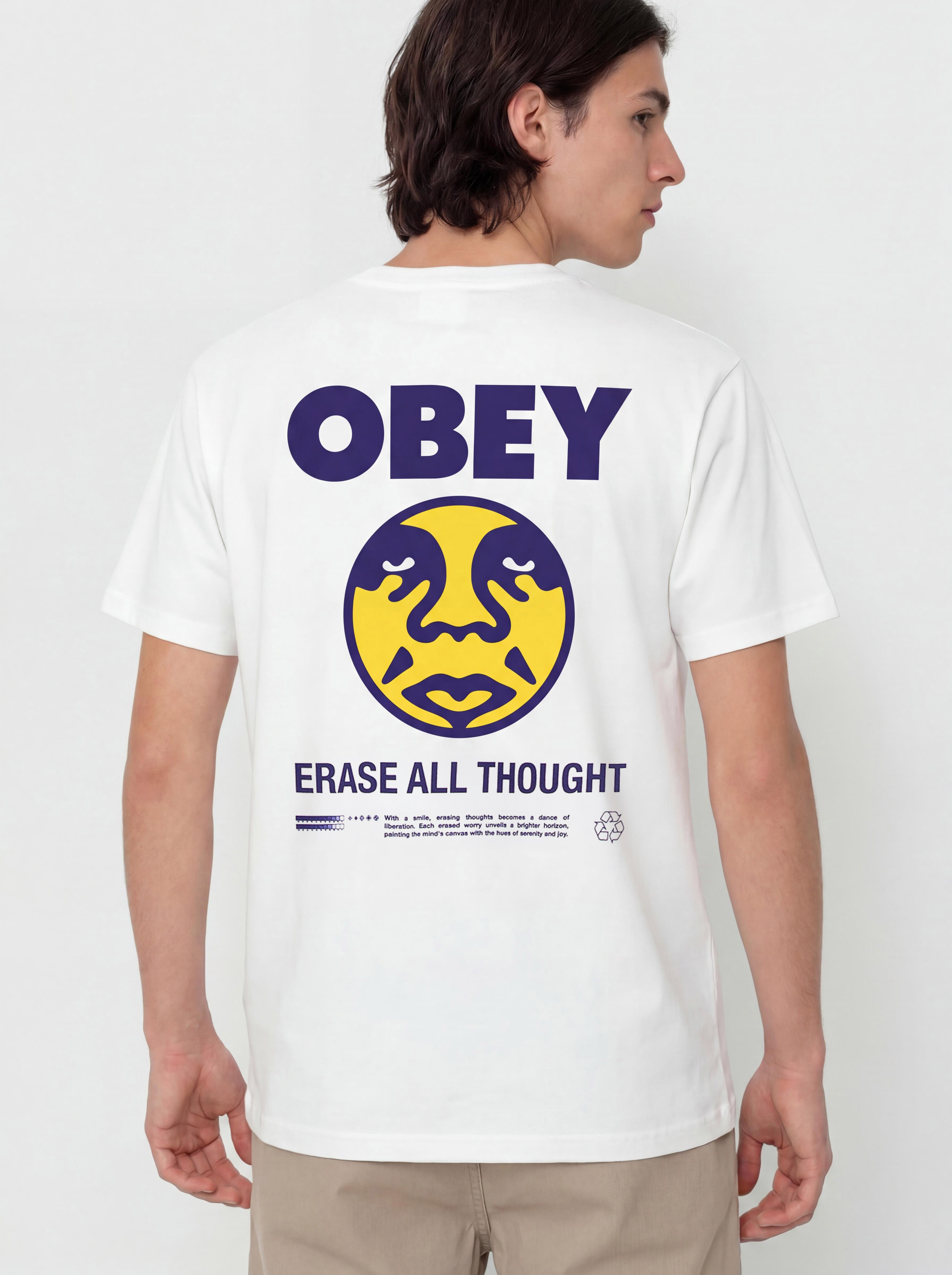OBEY Obey Erase All Thought Póló (white)