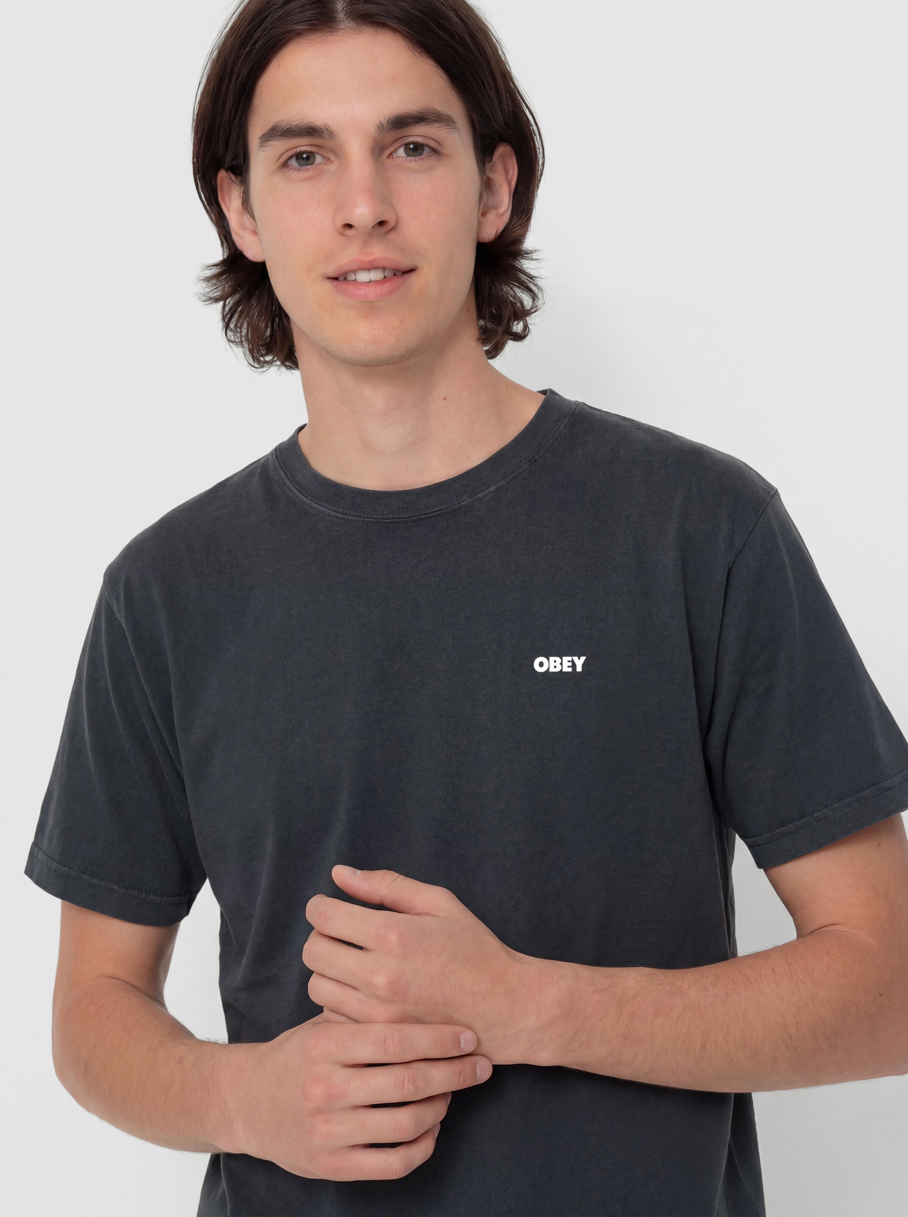 OBEY Obey Bold Star Póló (pigment true vintage black)