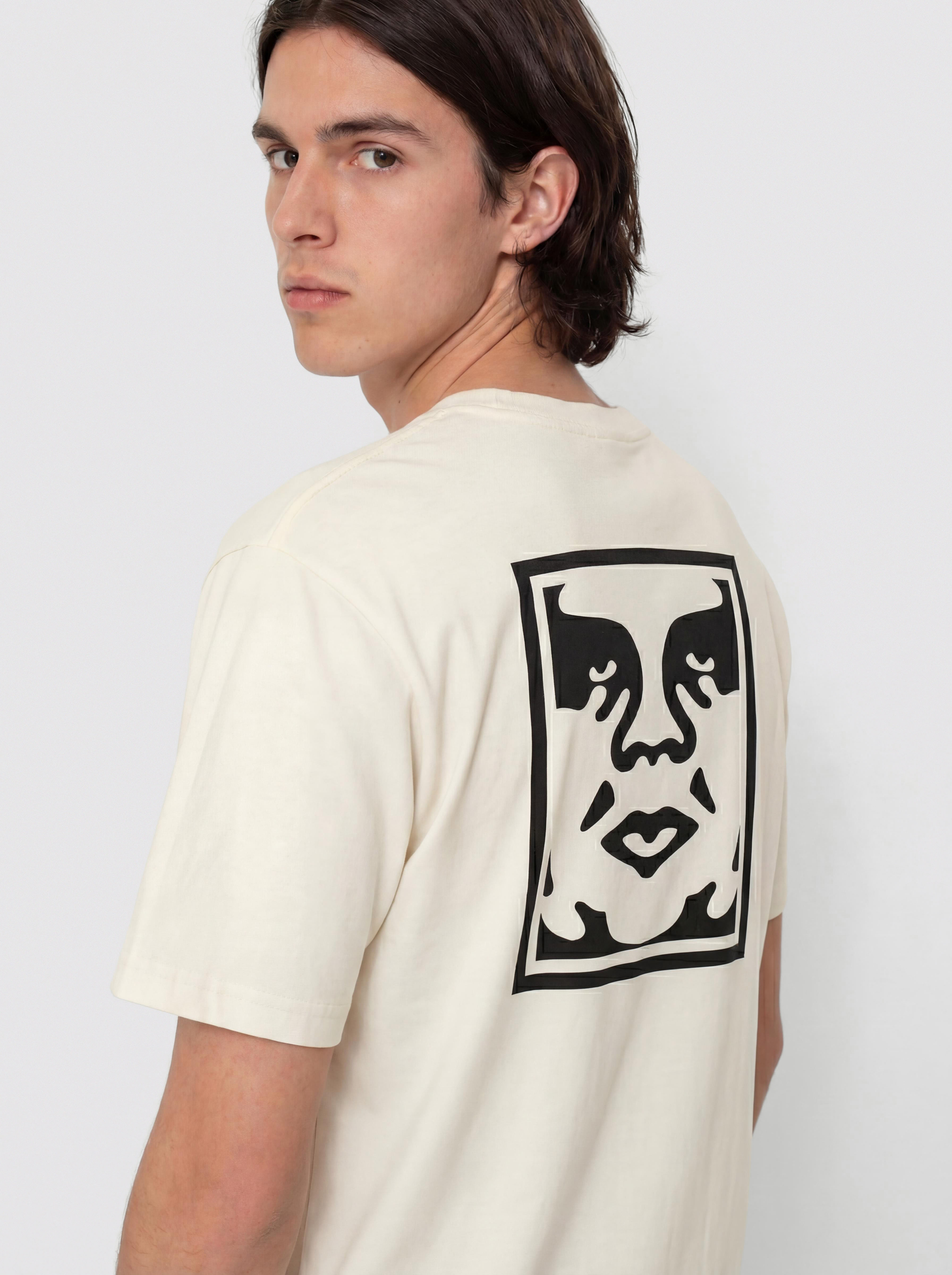OBEY Obey Bold Icon Face Póló (pigment chalk)