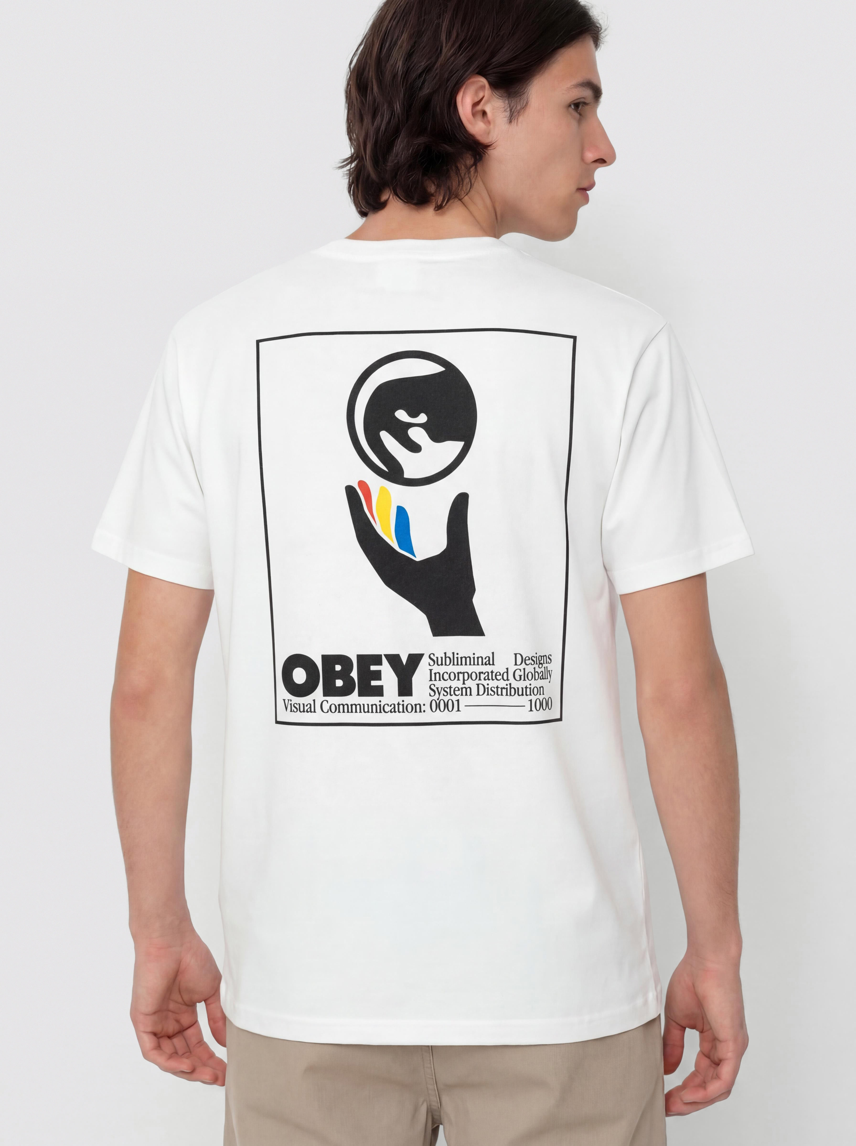 OBEY Global Systems Póló (white)