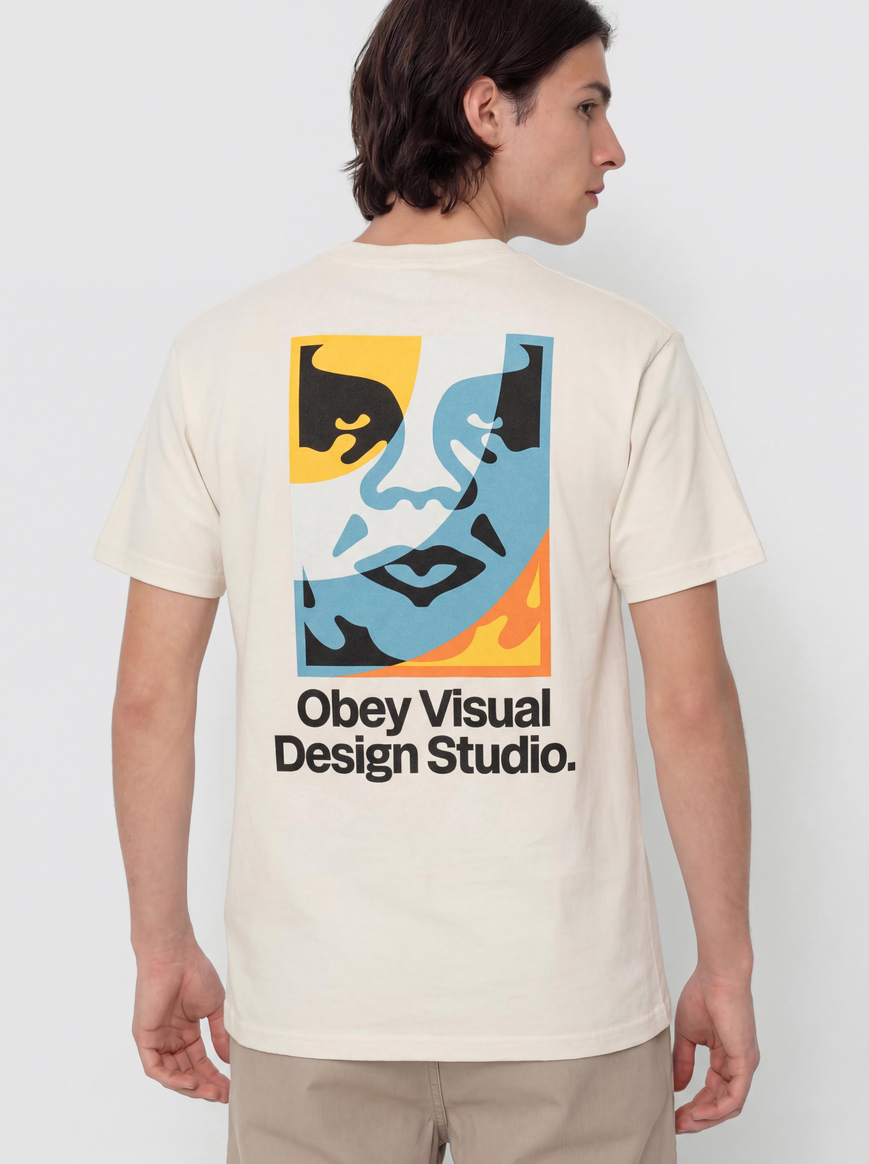 OBEY Visual Design Studio Póló (cream)