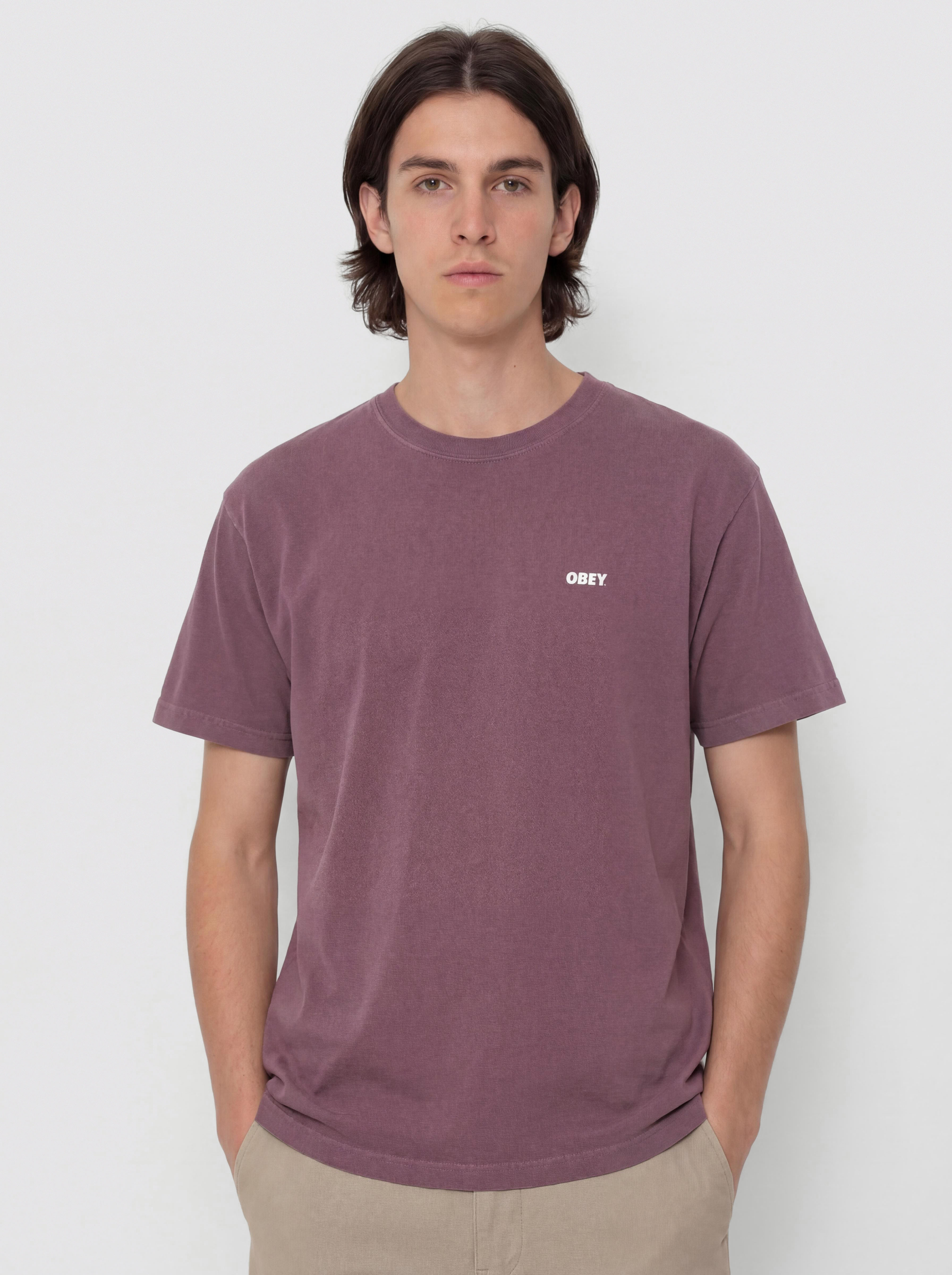 OBEY Obey Bold Icon Face Póló (pigment plum perfect)