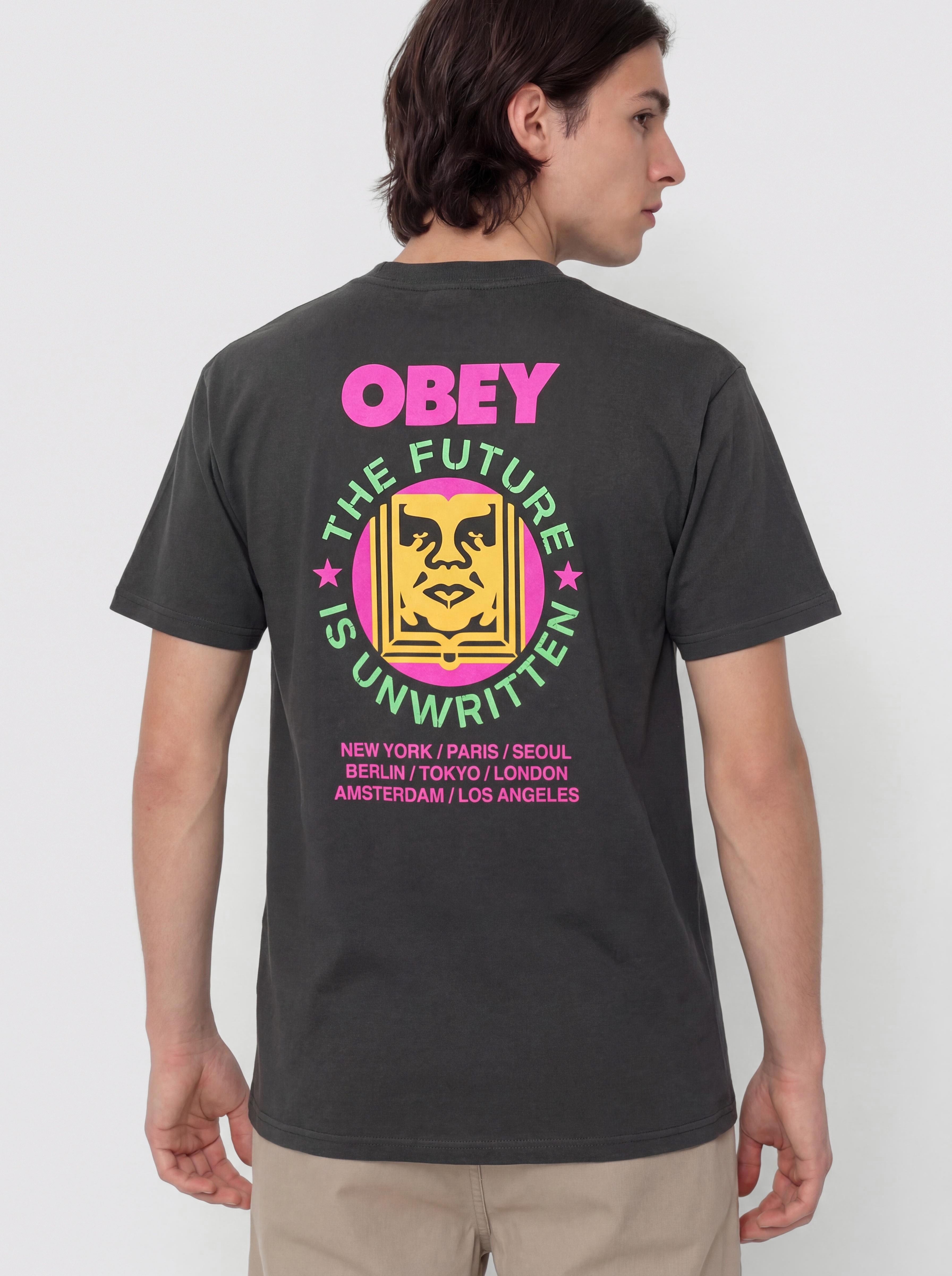 OBEY Future Unwritten Póló (vintage black)