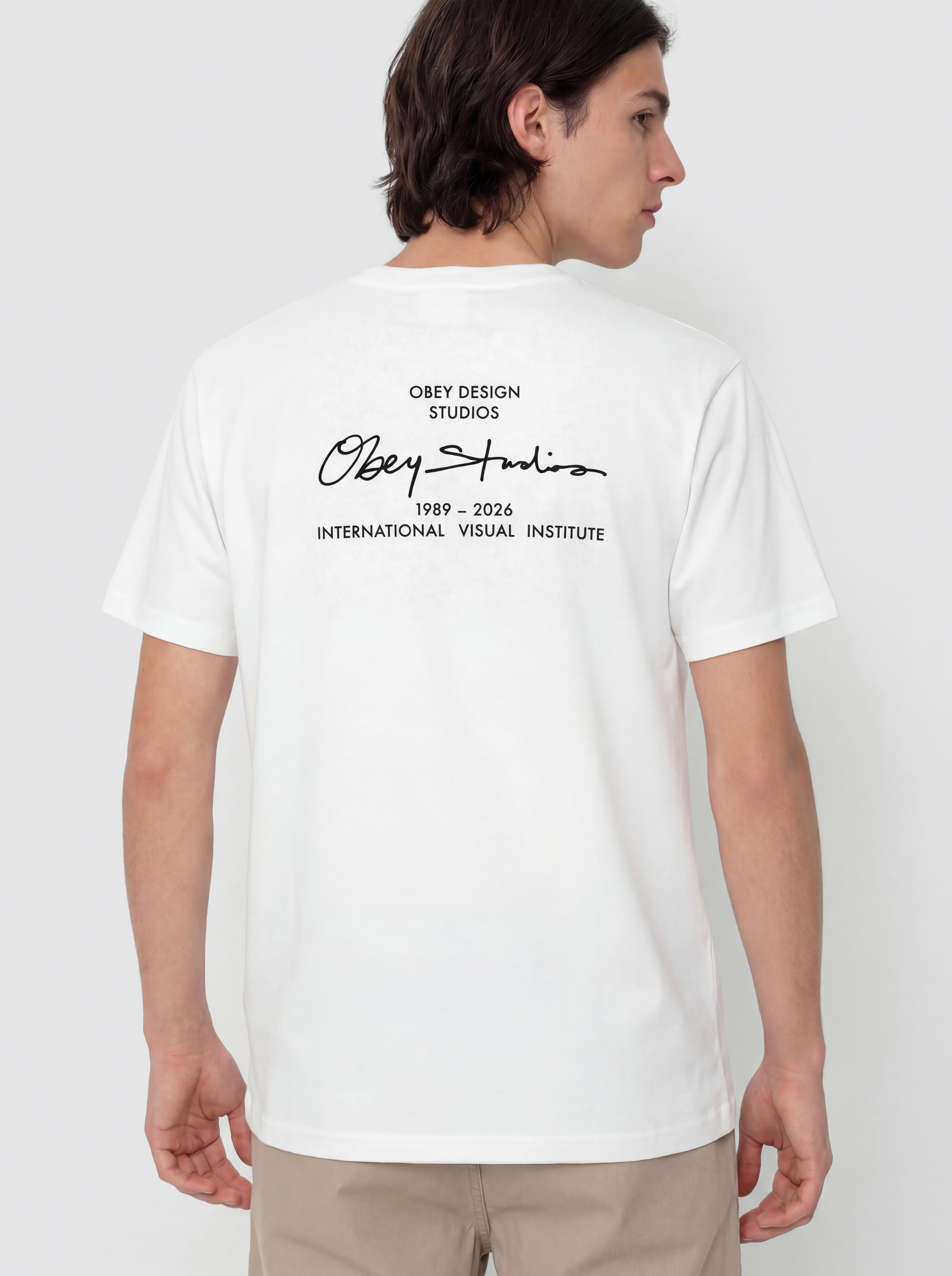 OBEY Institute Póló (pigment vintage white)