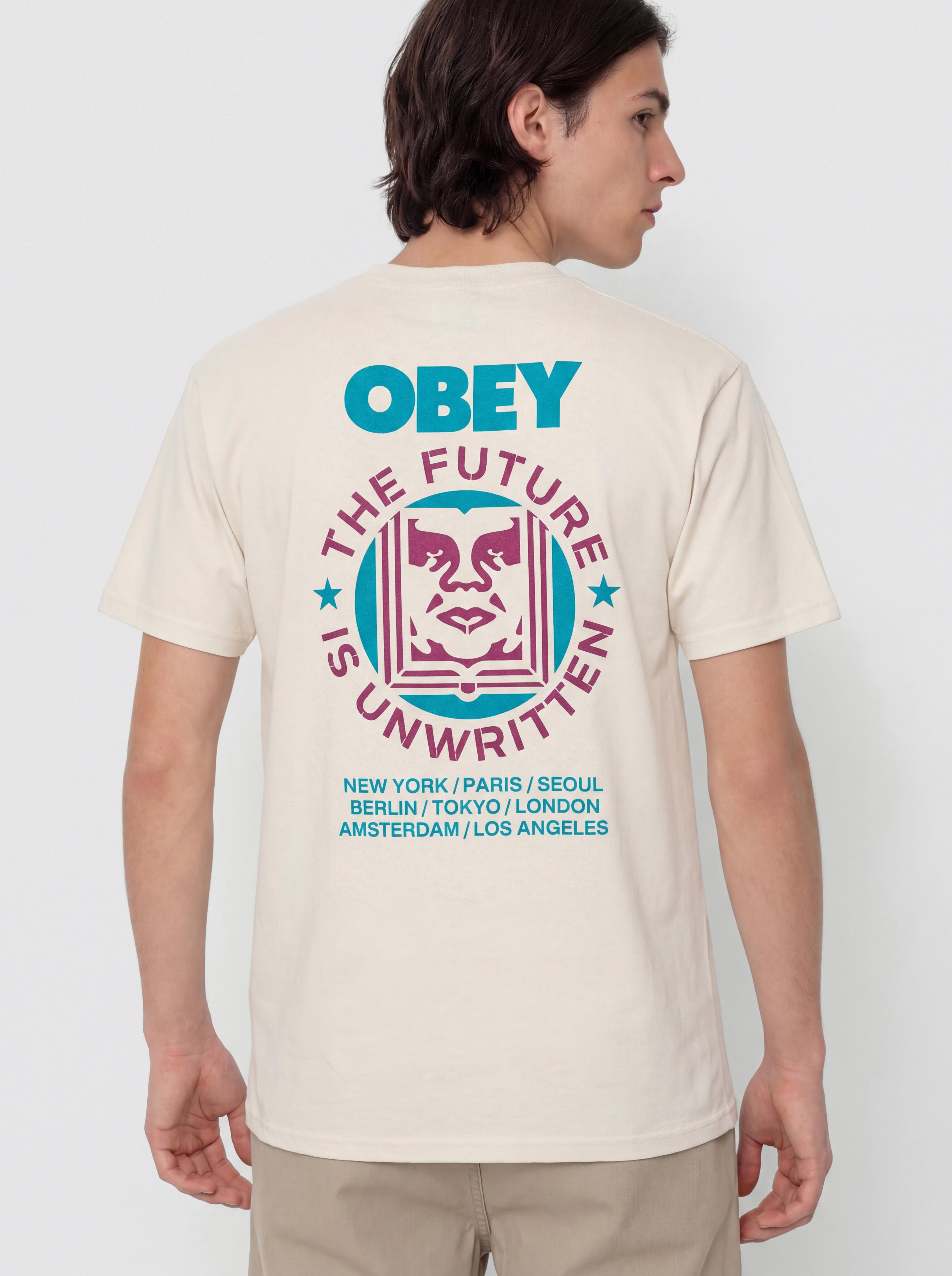 OBEY Future Unwritten Pu00f3lu00f3 (cream)