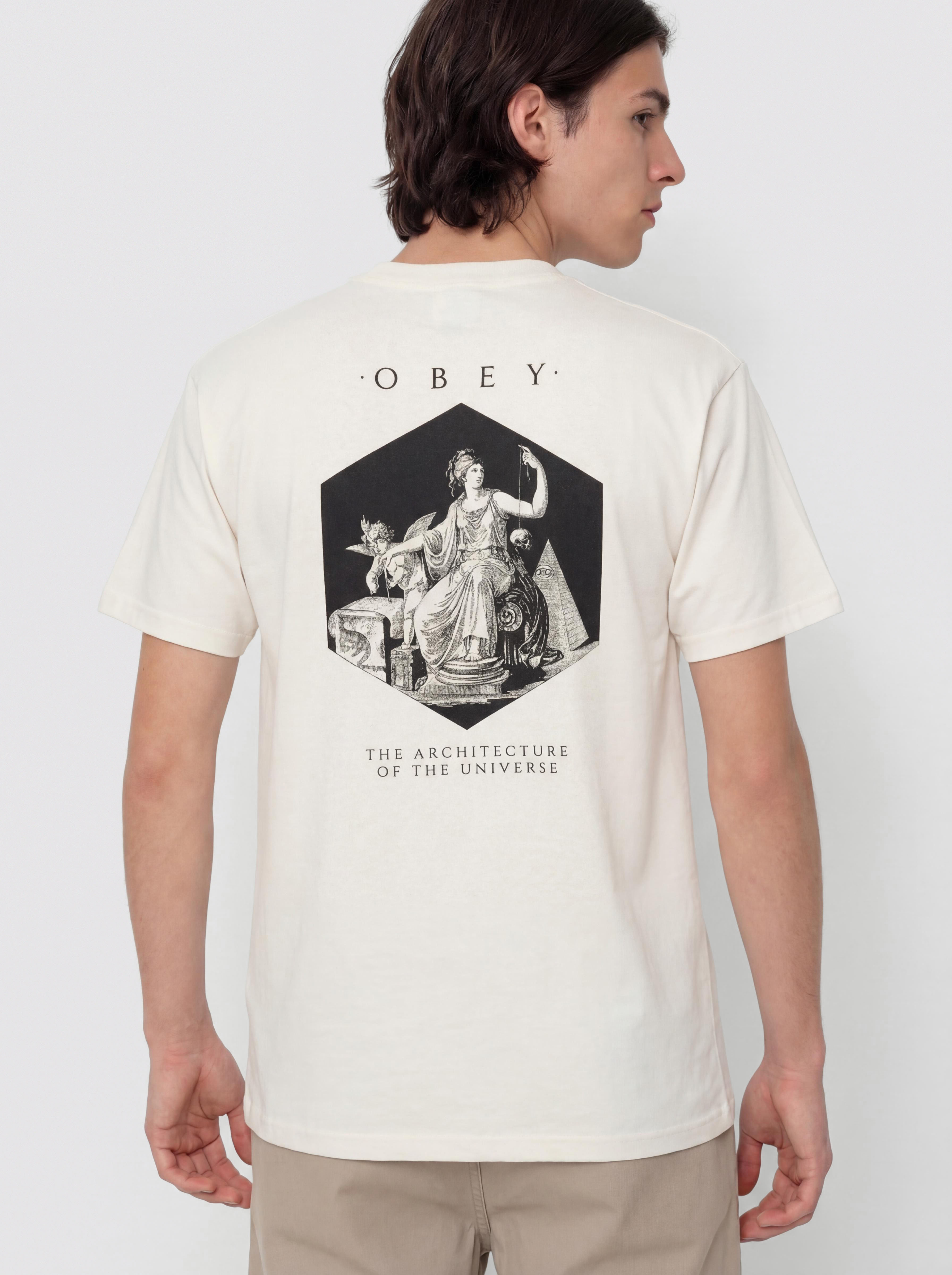 OBEY Architecture Of The Uni Póló (vintage white)