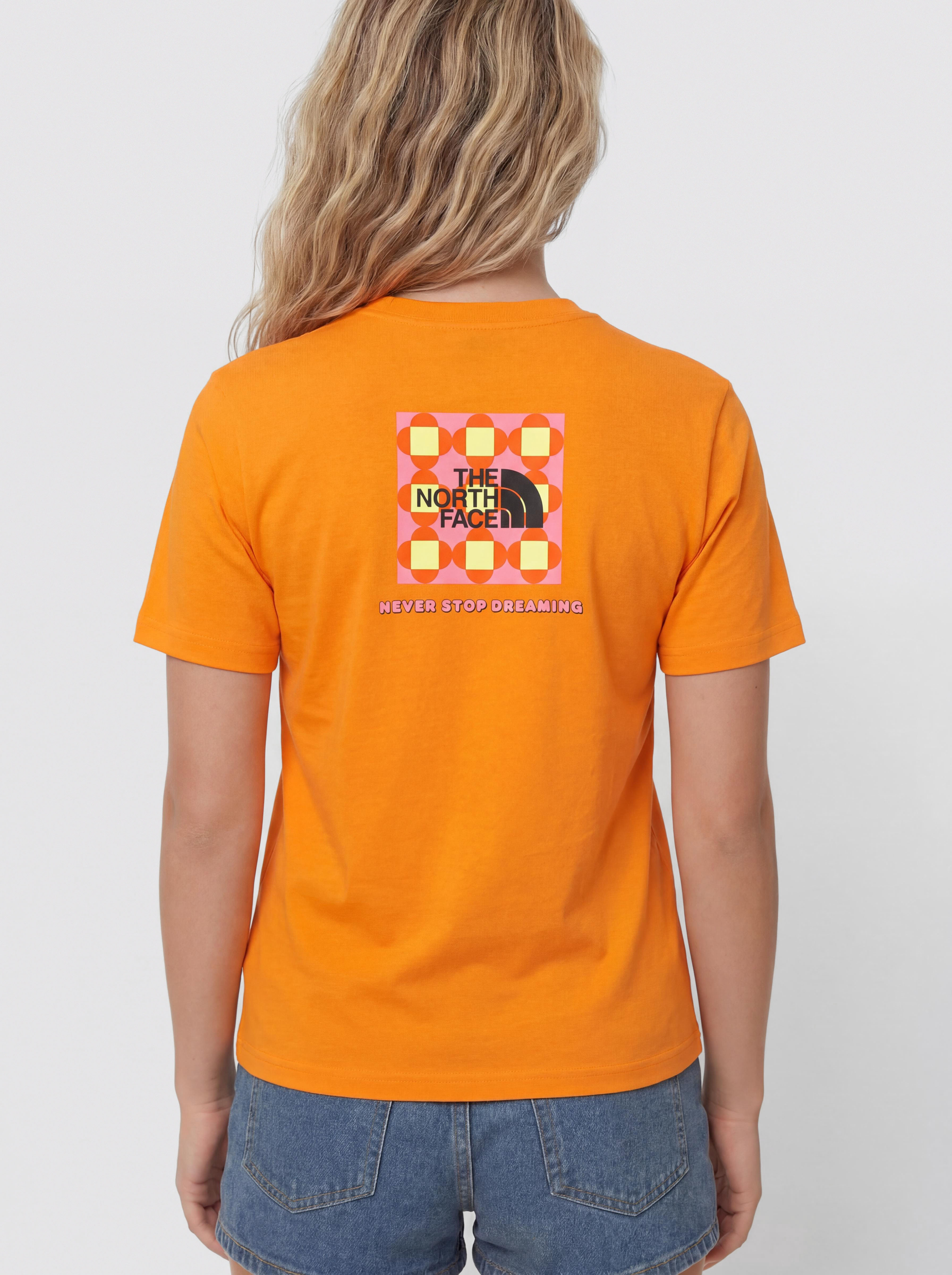 The North Face X Yinka Ilori Box Graphic Póló (apricot glaze)