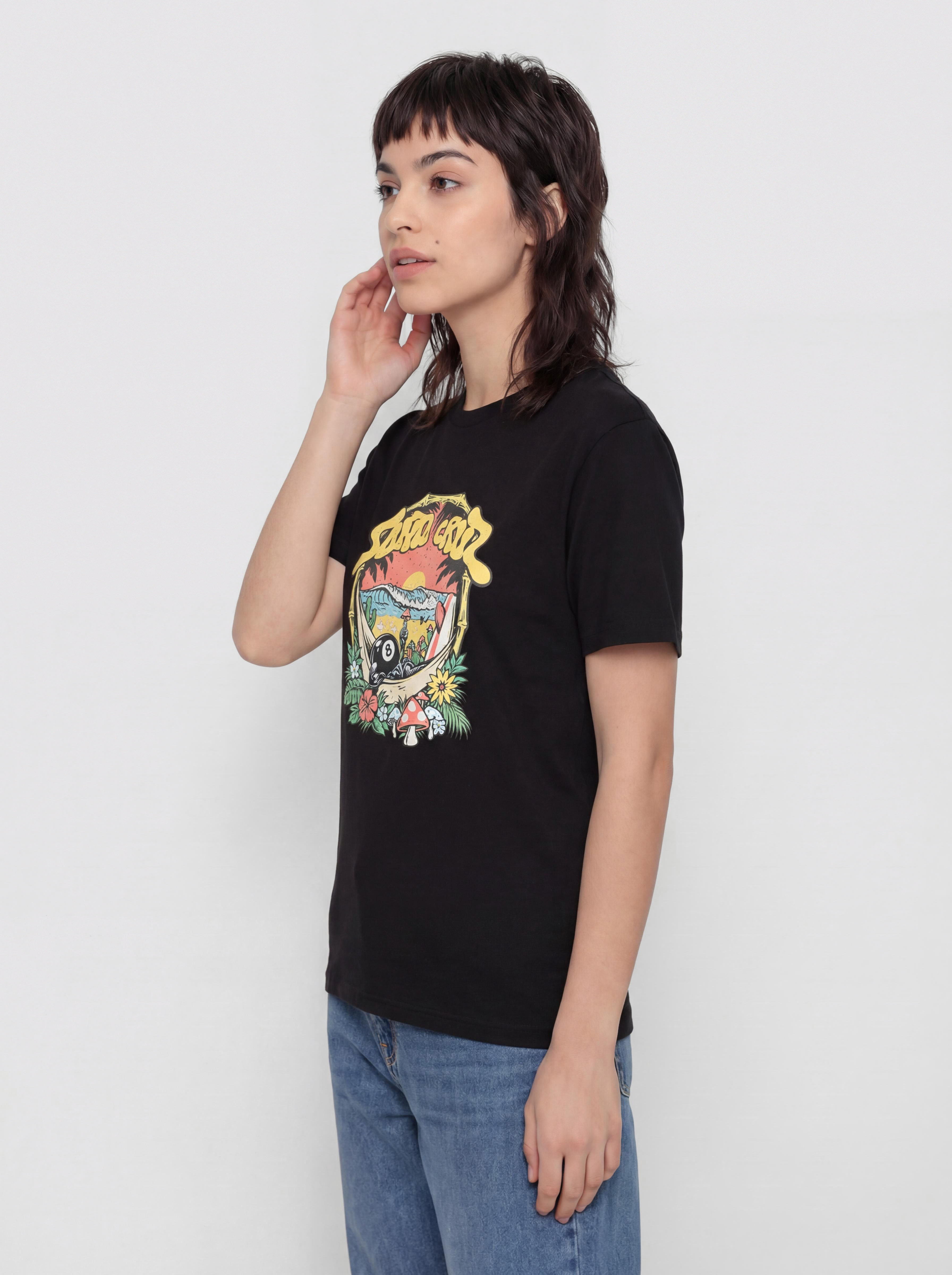 Santa Cruz Winkowski 8Baller Trip Front Wmn Póló (black)