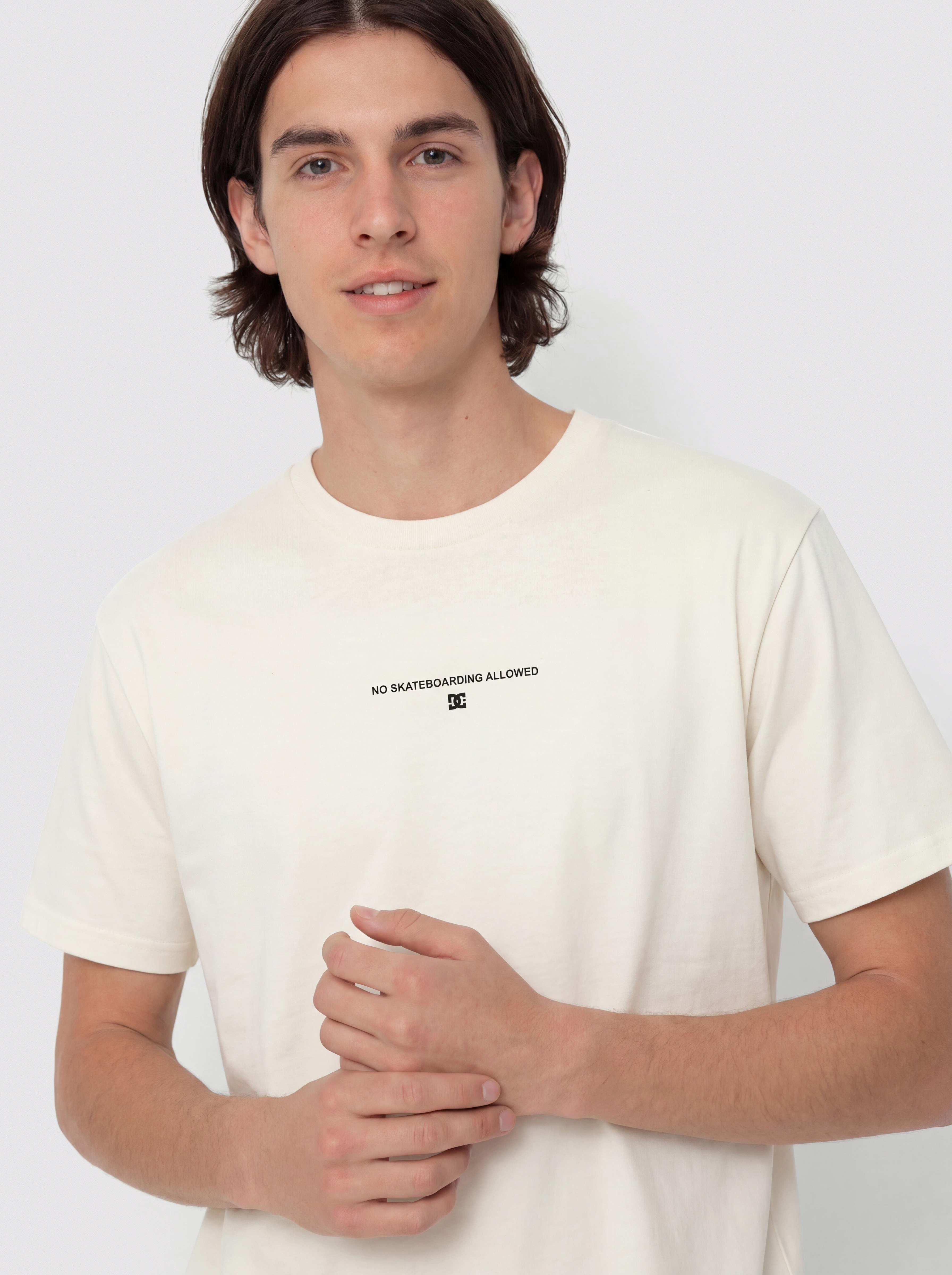 DC No Skateboard Allowed Póló (lily white)