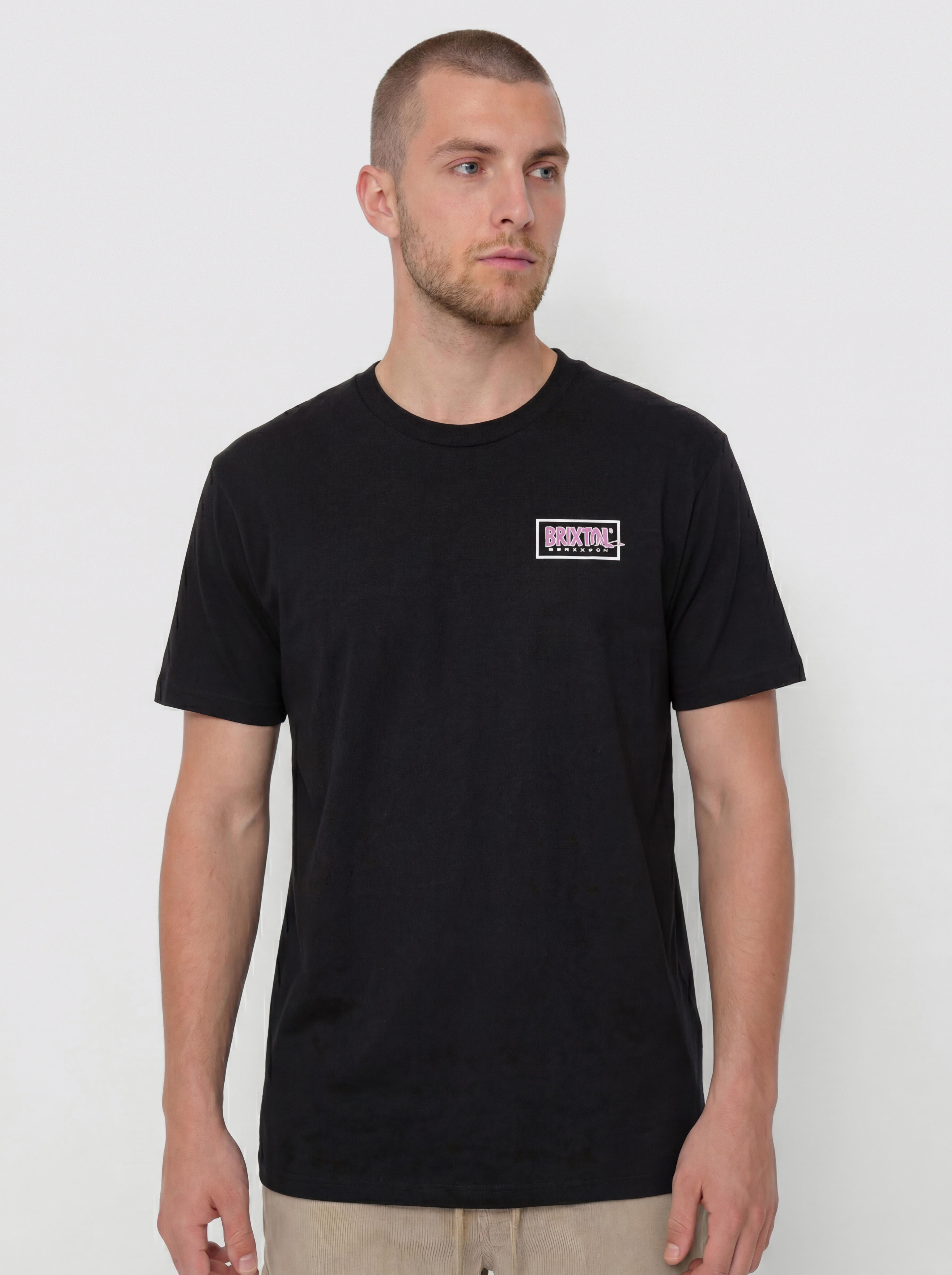 Póló Brixton Lightning Std (black)