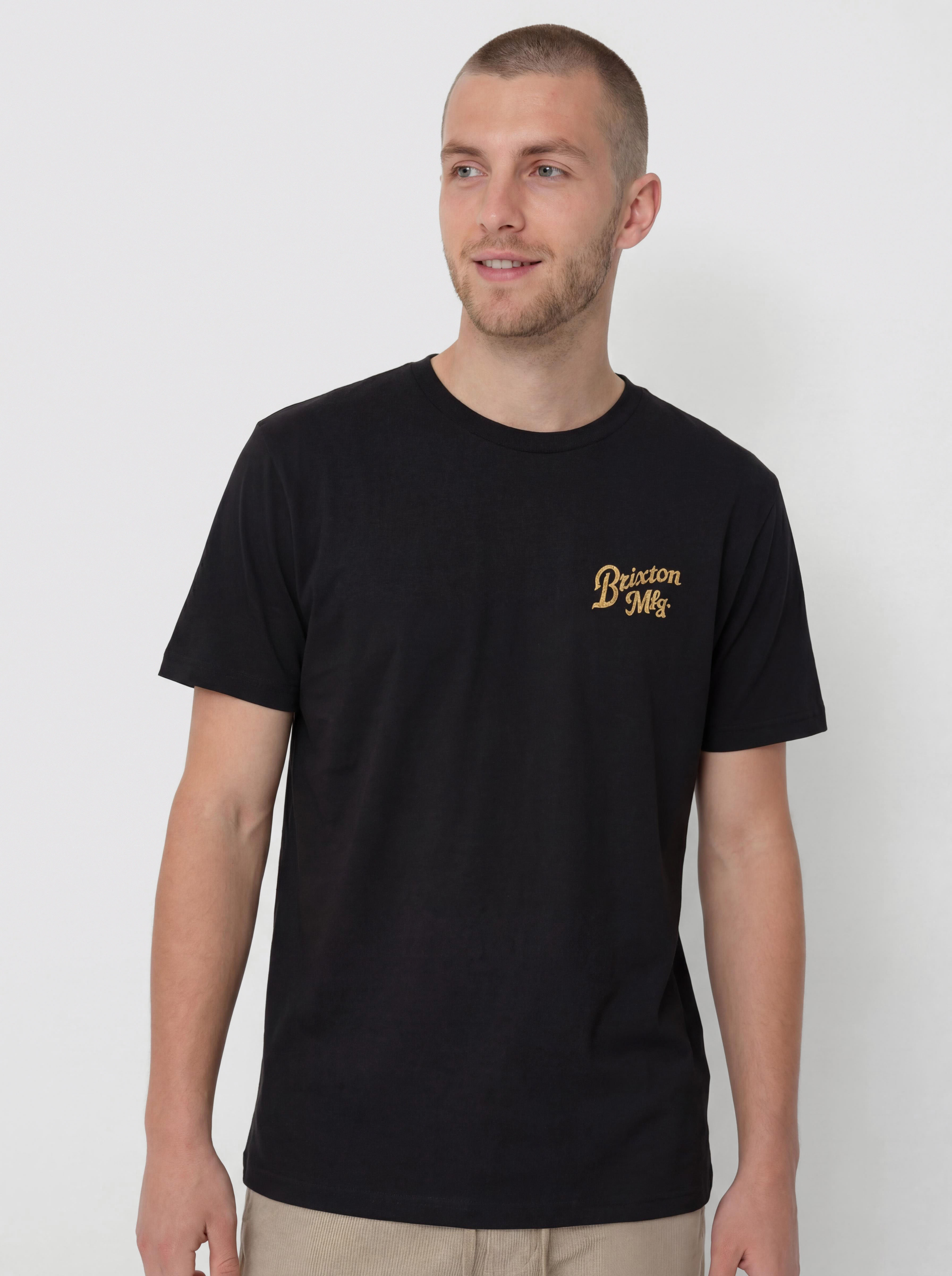 Póló Brixton Rothwell Tlrt (black)