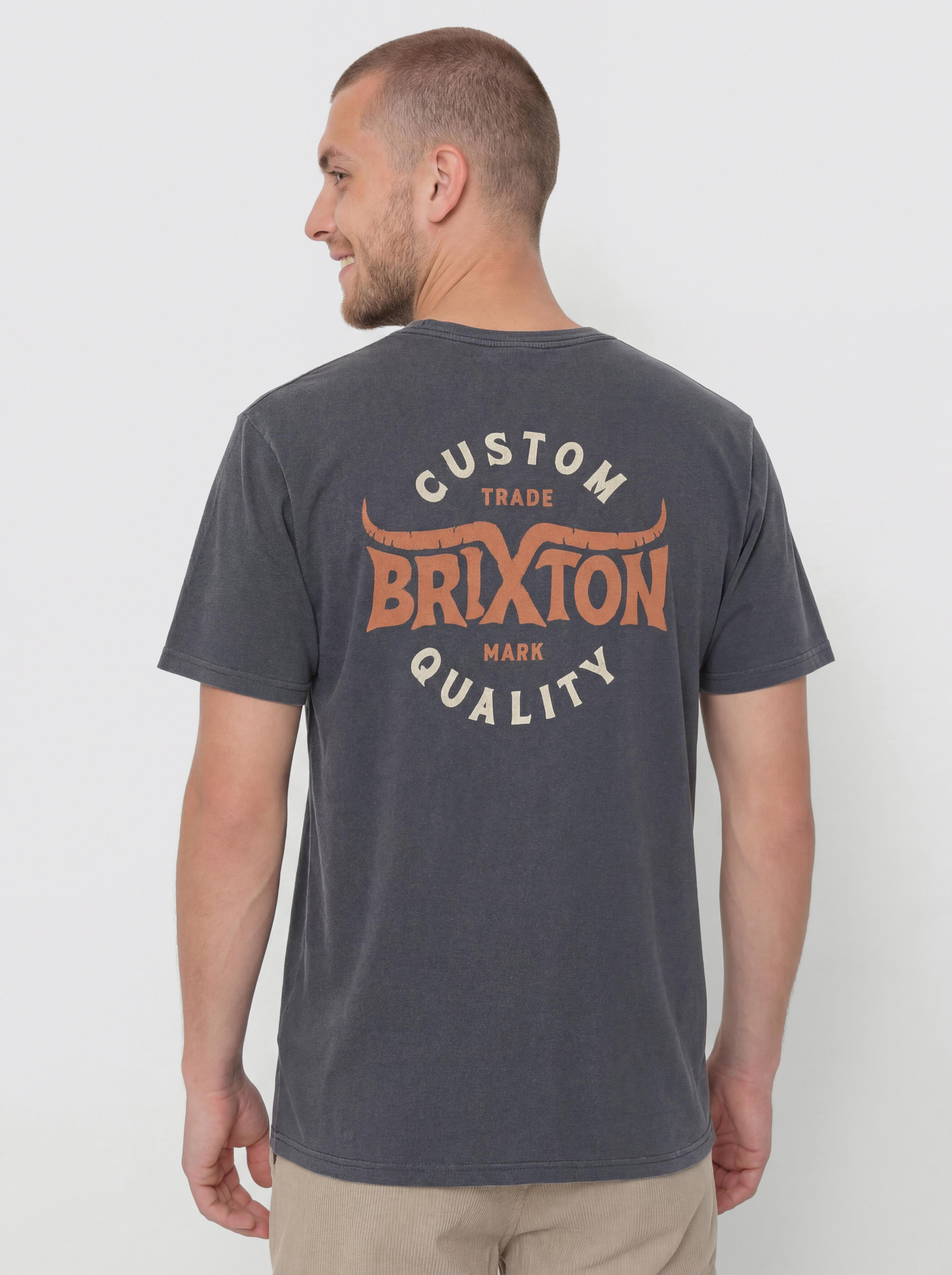 Brixton Gibson Stt Pu00f3lu00f3 (washed navy worn wash)