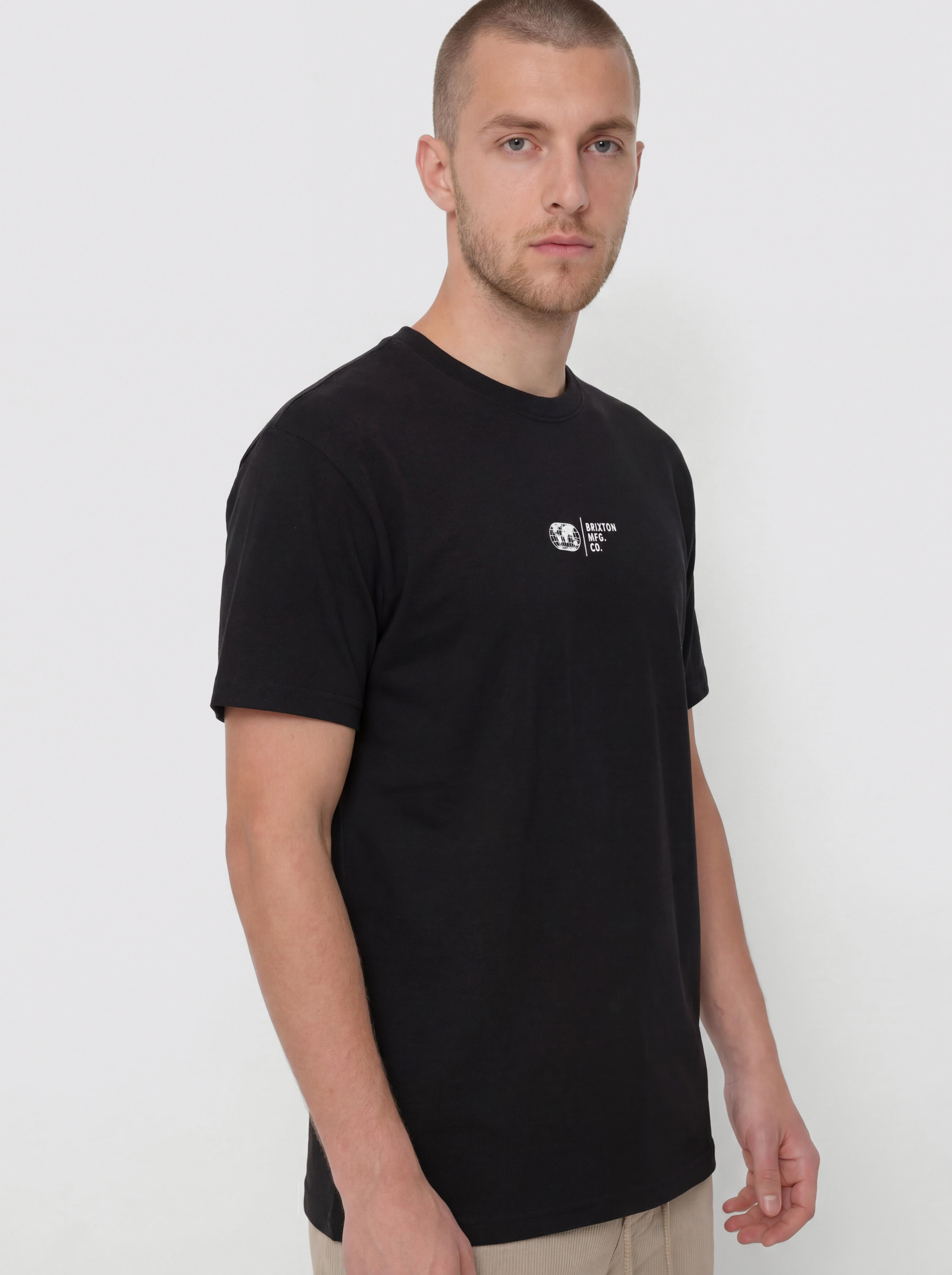 Brixton Union Hw Relaxed Póló (black classic wash)