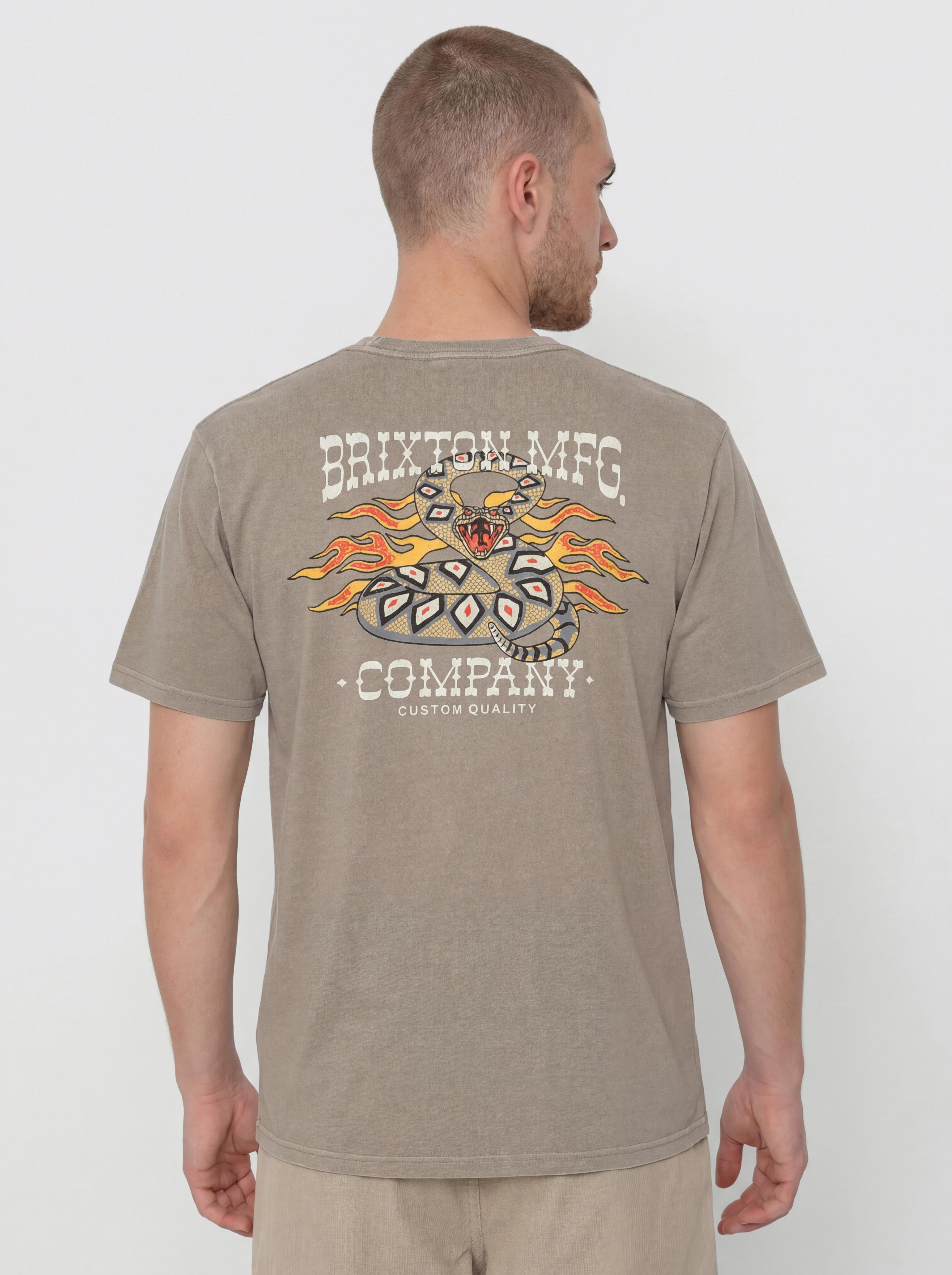Brixton Hardee Stt Póló (cinder worn wash)