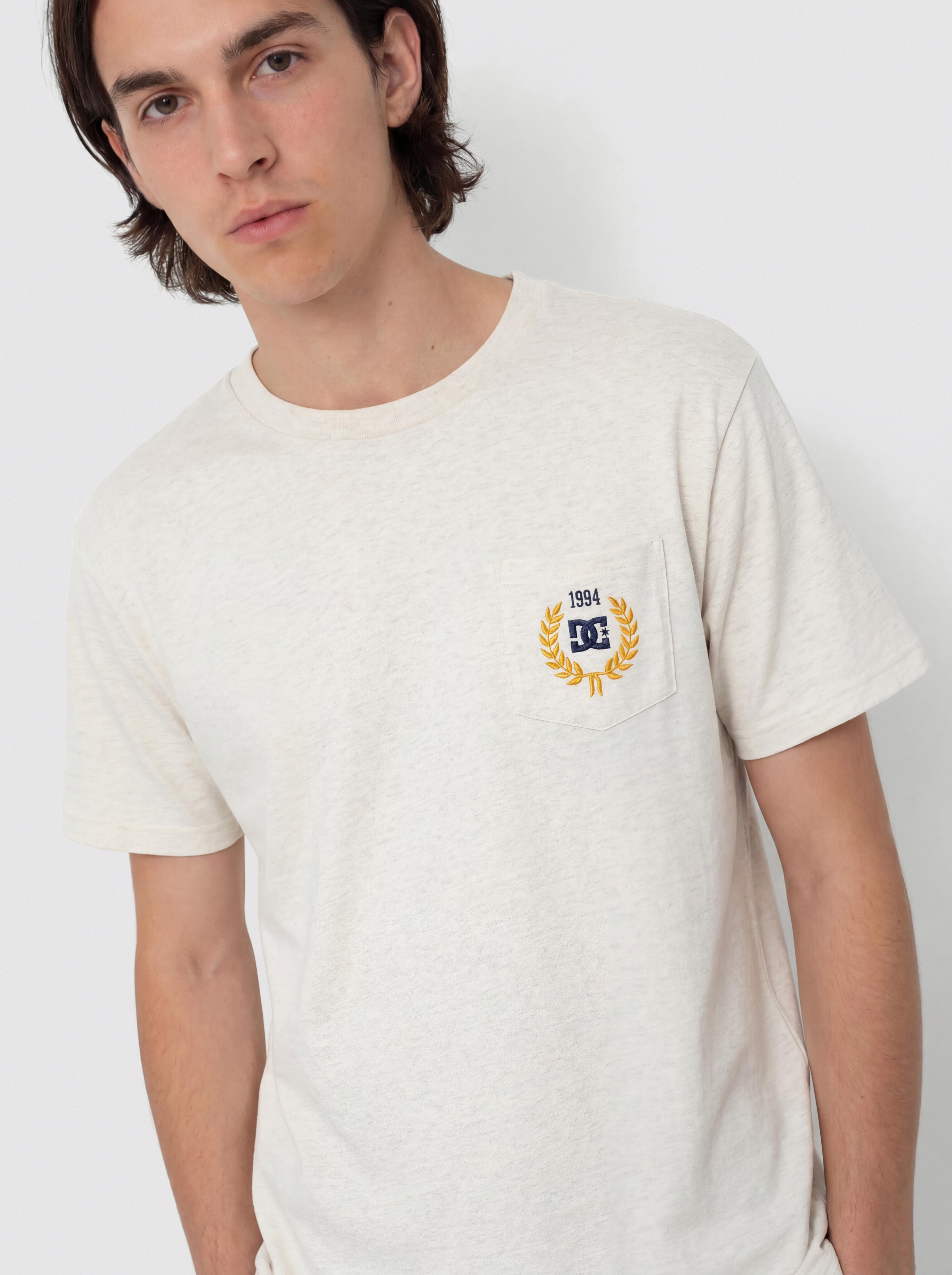 DC Freshman Pocket Póló (snow heather)