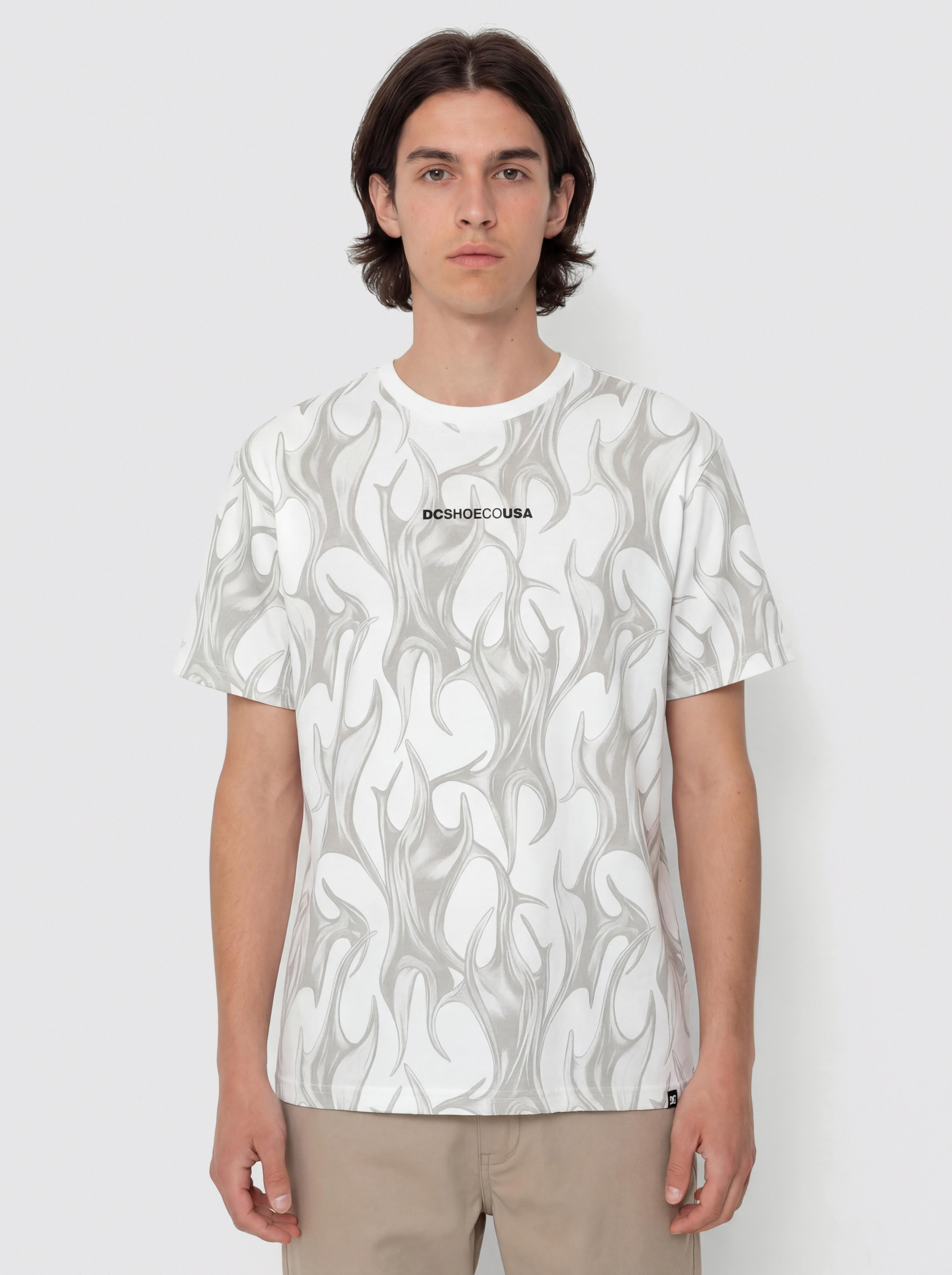 DC Liquid Fuego Póló (white)