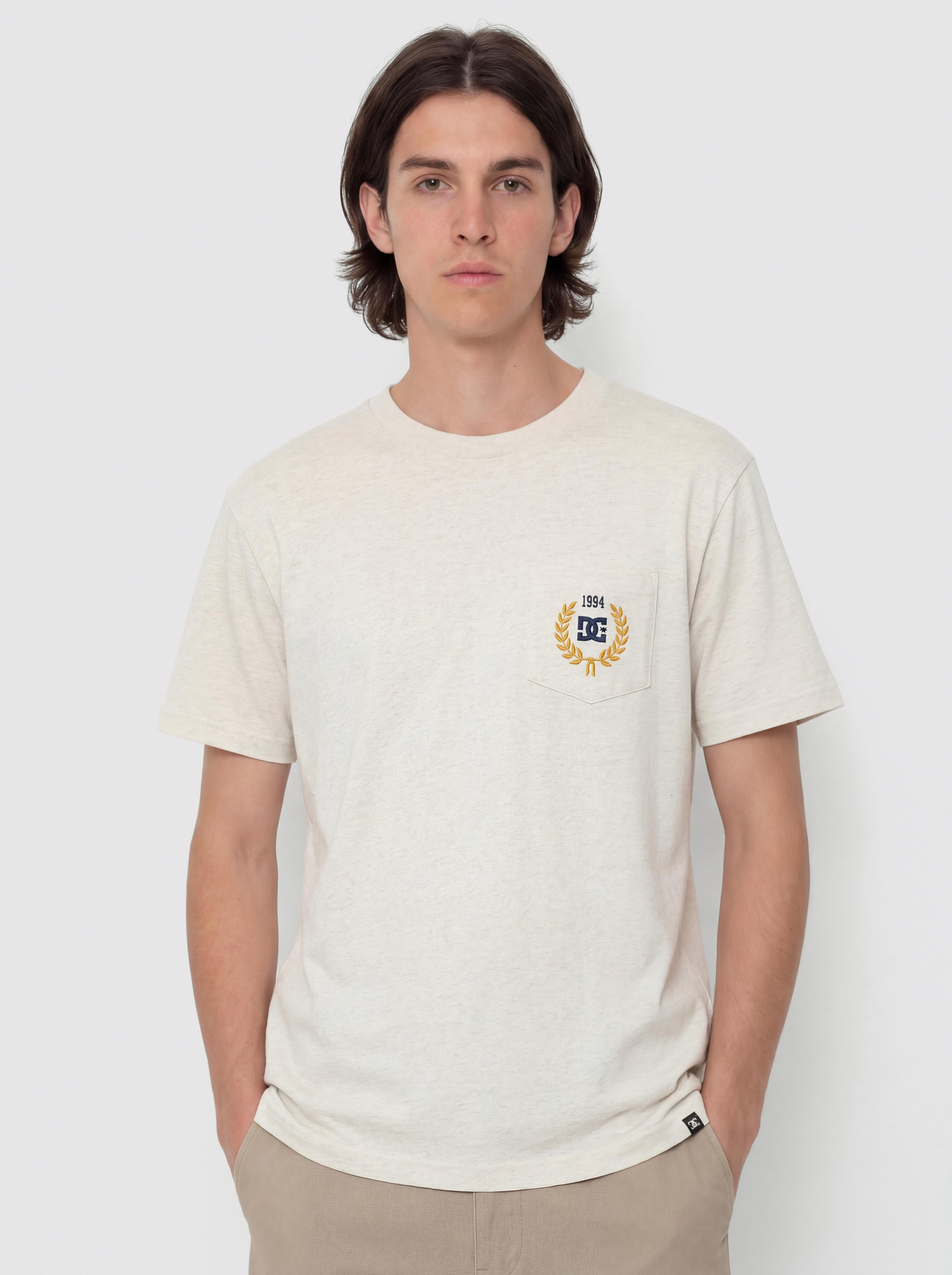 DC Freshman Pocket Póló (snow heather)