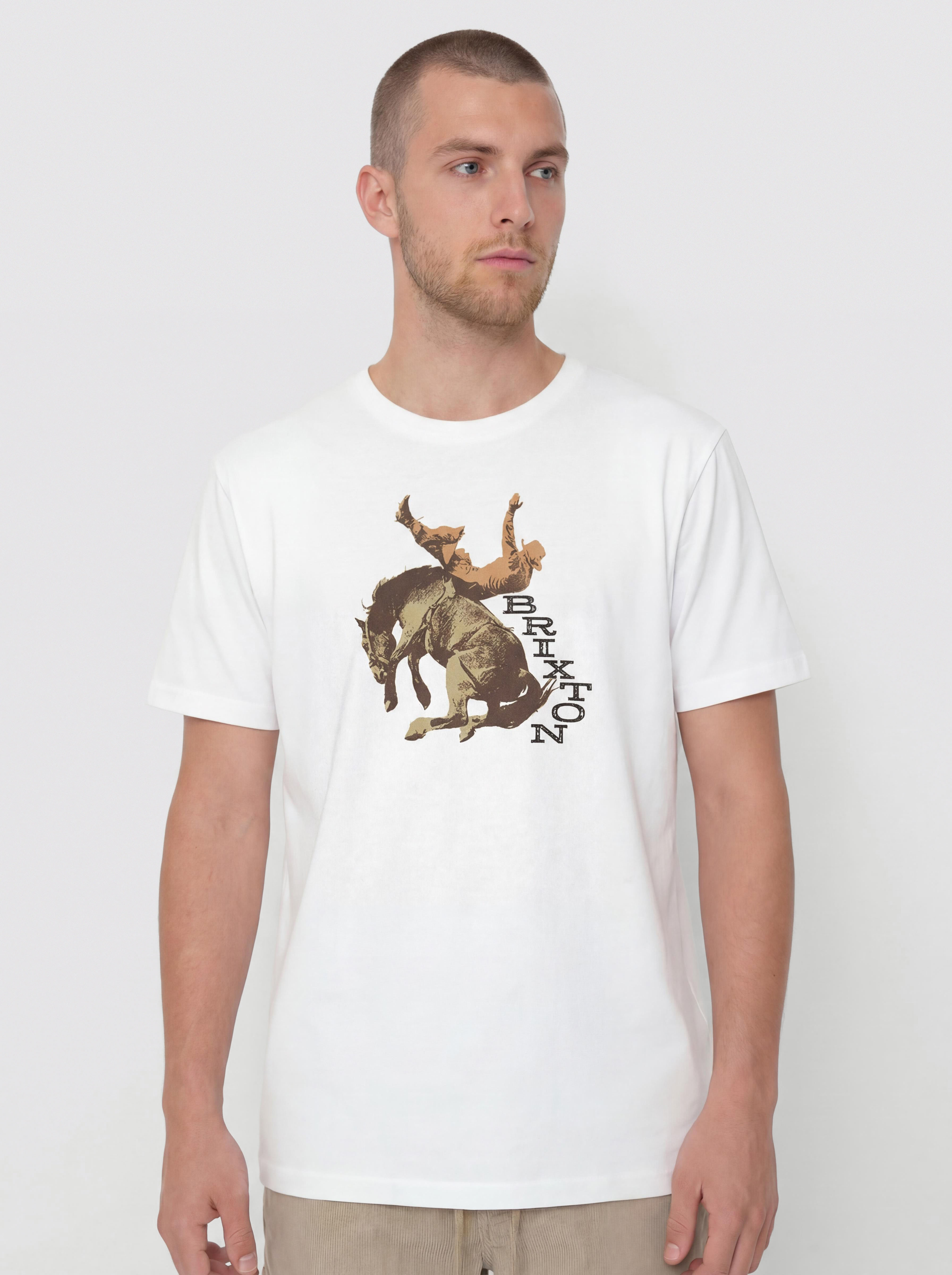 Brixton Rowdy Tlrt Pu00f3lu00f3 (white)