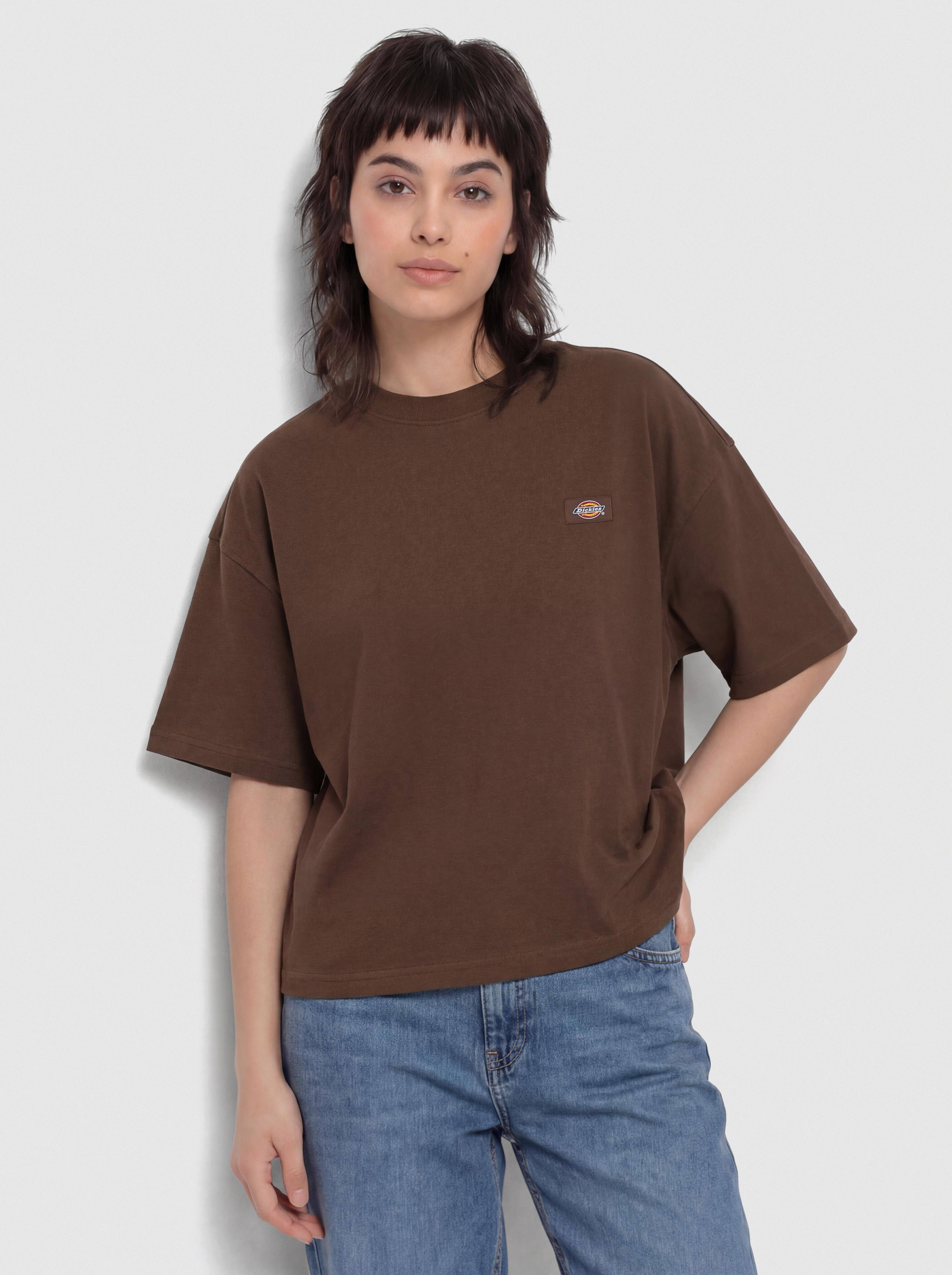 Pu00f3lu00f3 Dickies Oakport Boxy Wmn (timber brown)