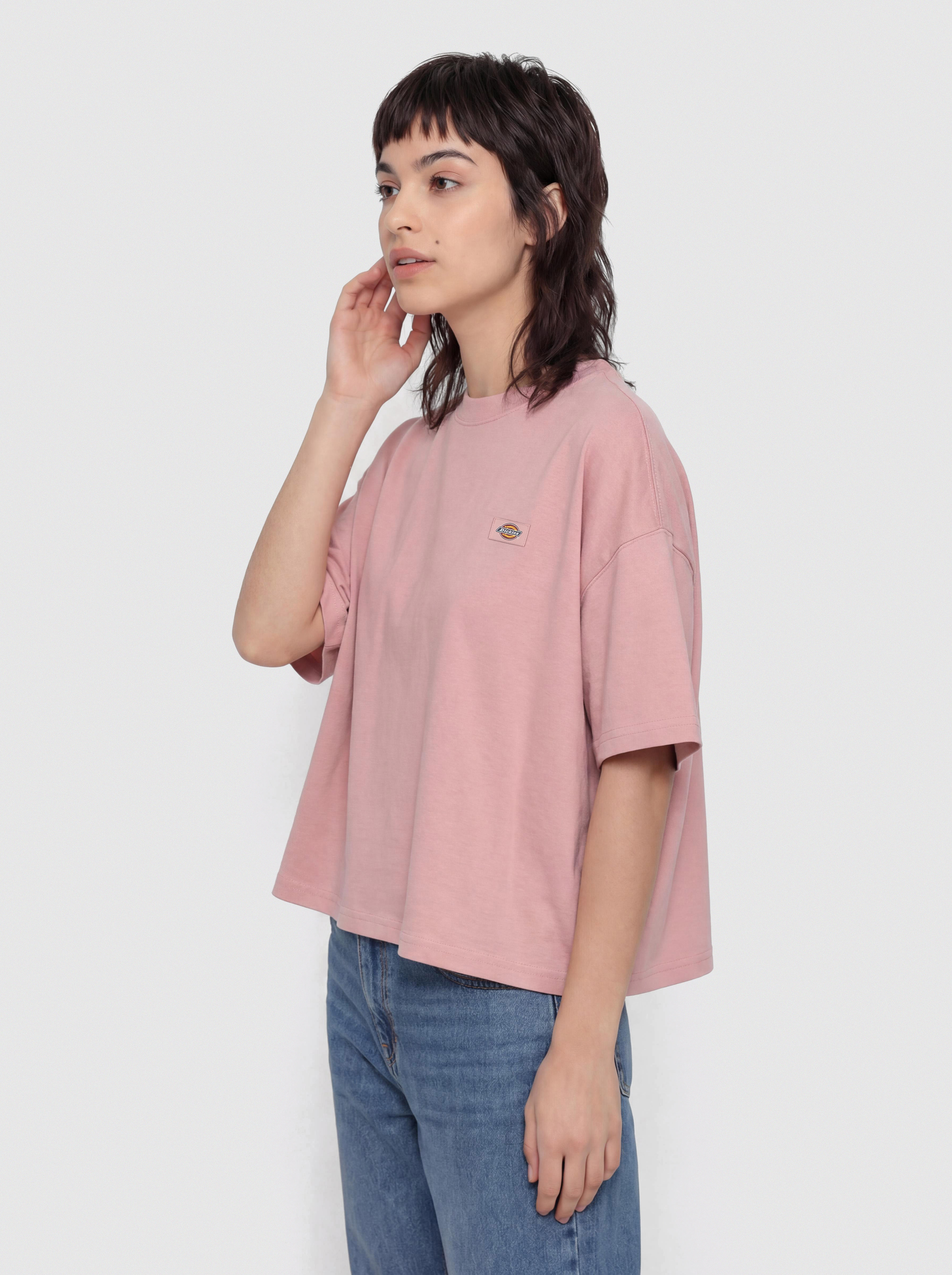 Póló Dickies Oakport Boxy Wmn (bridal rose)