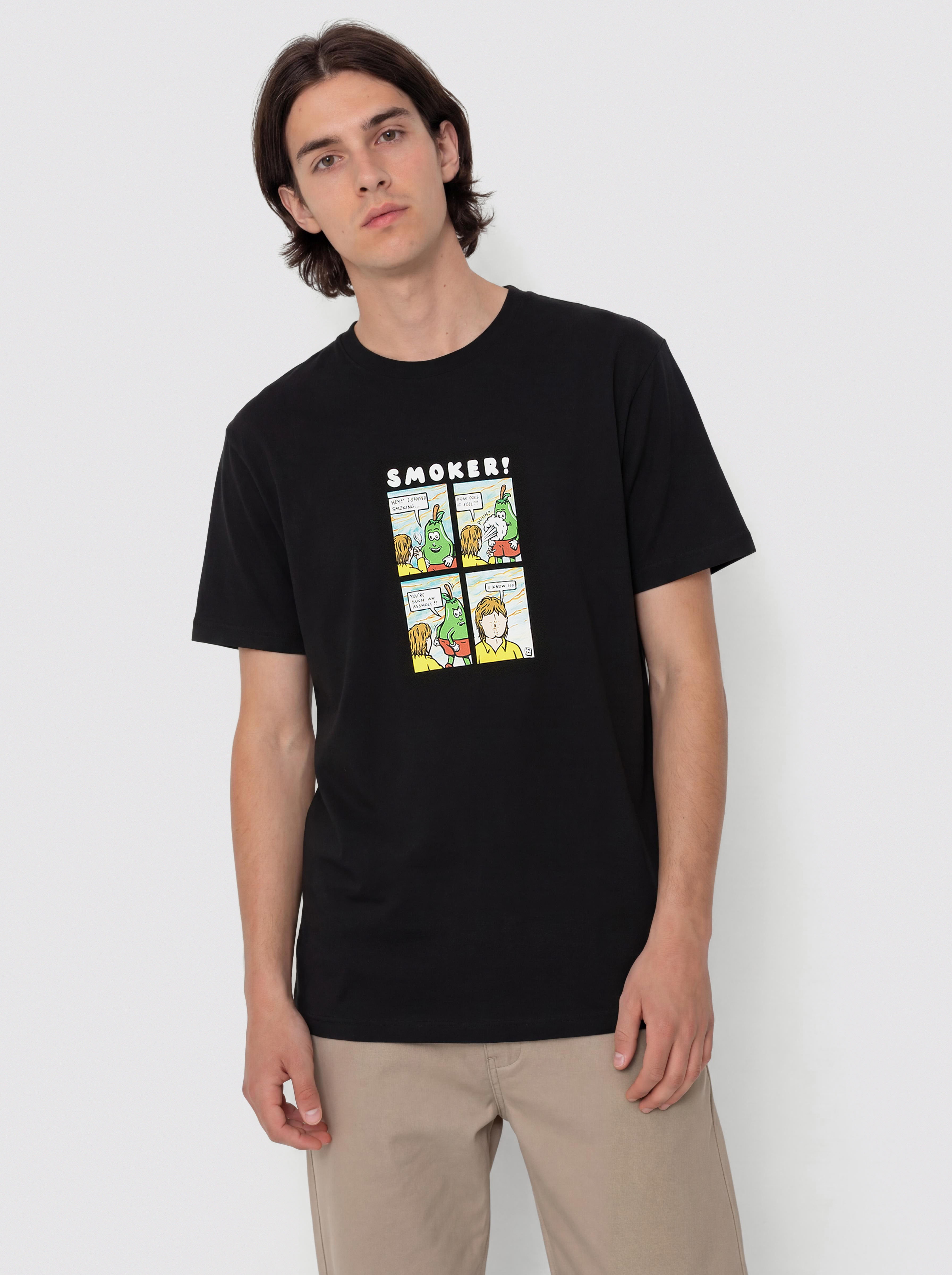 Polar Skate Smoker! Póló (black)