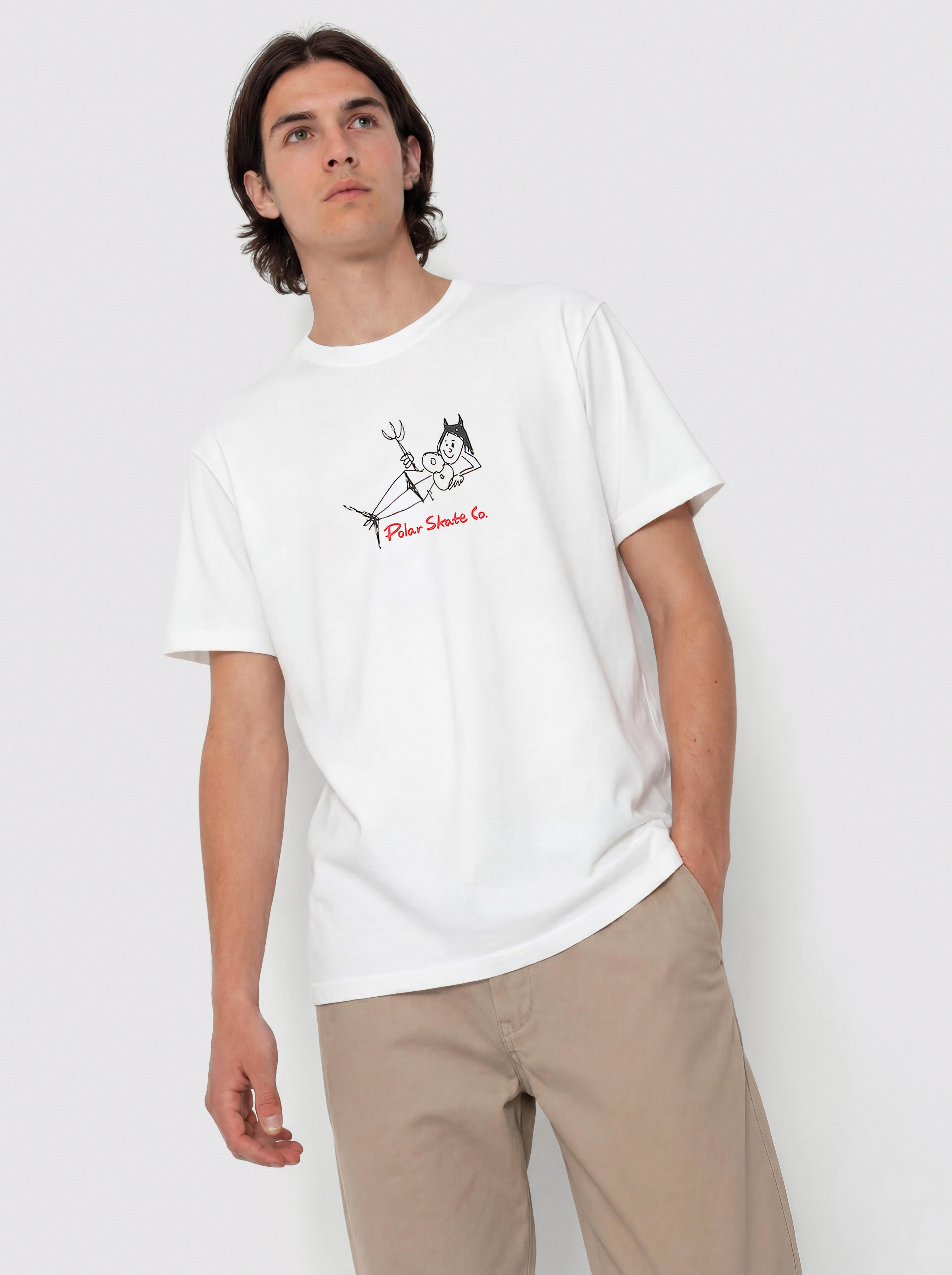 Polar Skate Devil Woman Póló (white)
