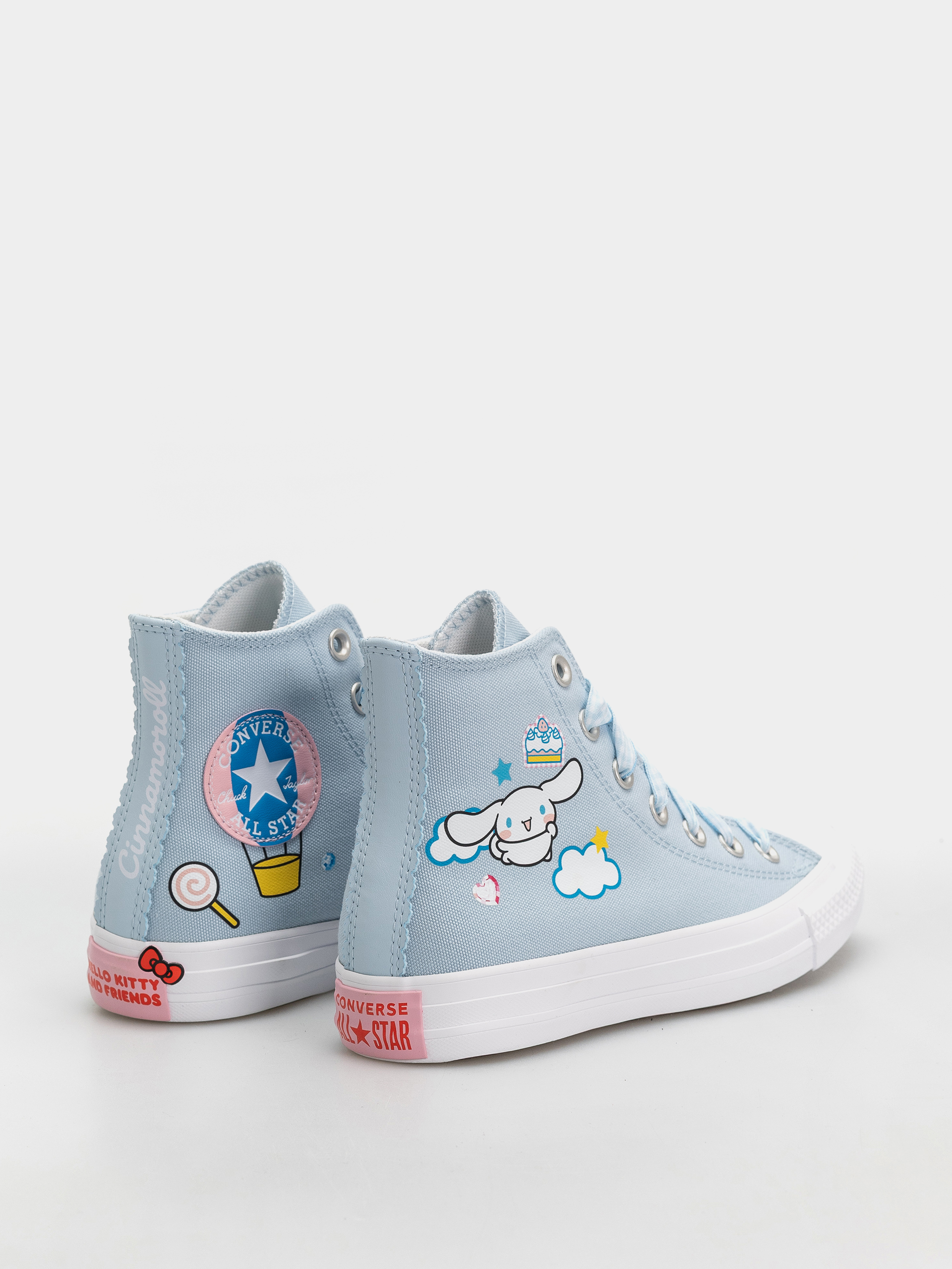 Converse Chuck Taylor All Star Hi Tornacipők (baby blue/white/pink)