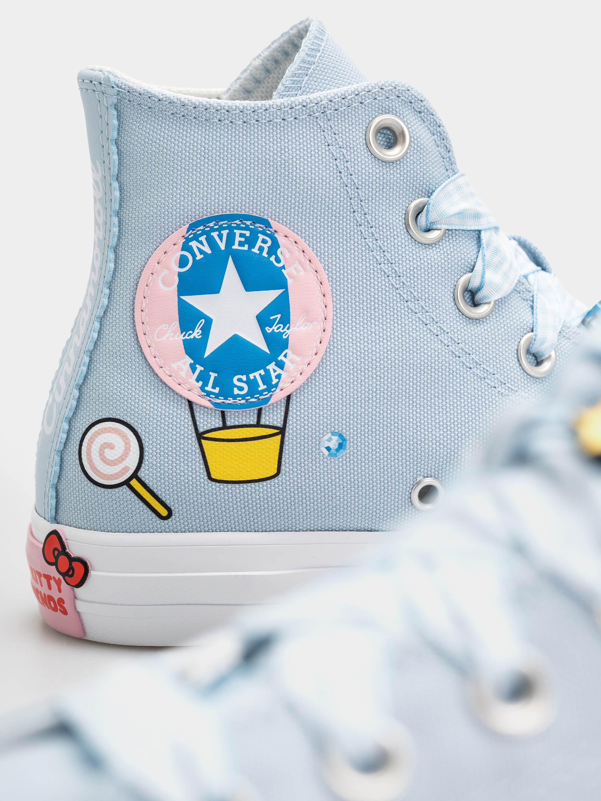 Converse Chuck Taylor All Star Hi Tornacipők (baby blue/white/pink)
